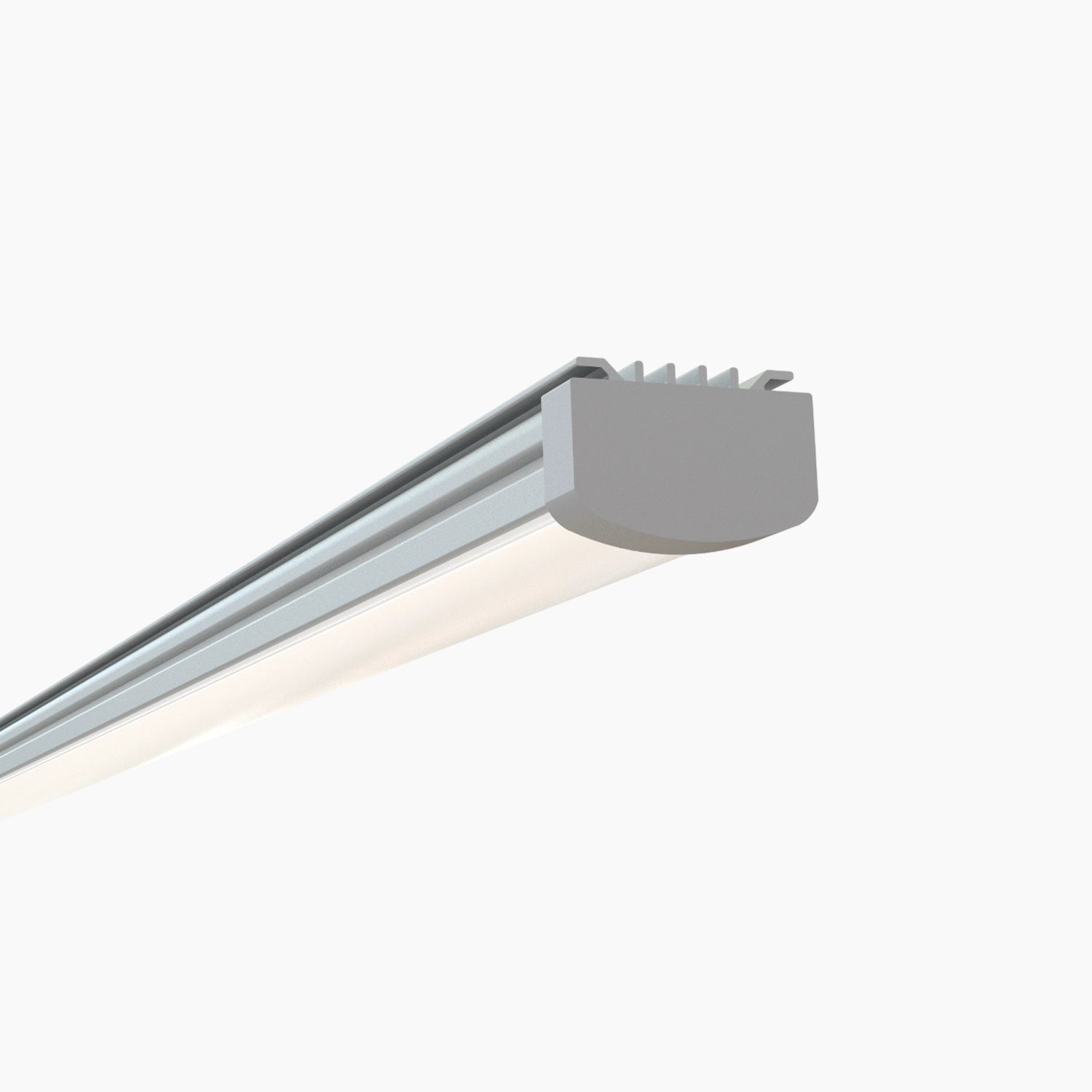 Sıva Üstü Led Profilleri - 18mm Düşük Profilli Alüminyum LED Kanal – 967 ASL - LedProfil