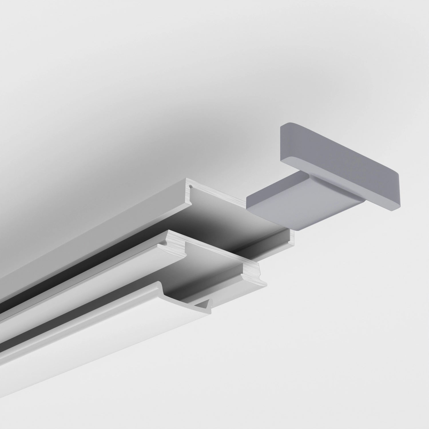 Sıva Altı (Gömme) LED Profilleri - 22mm Mini Lineer LED Profil - 968 - 969 ASL - LedProfil