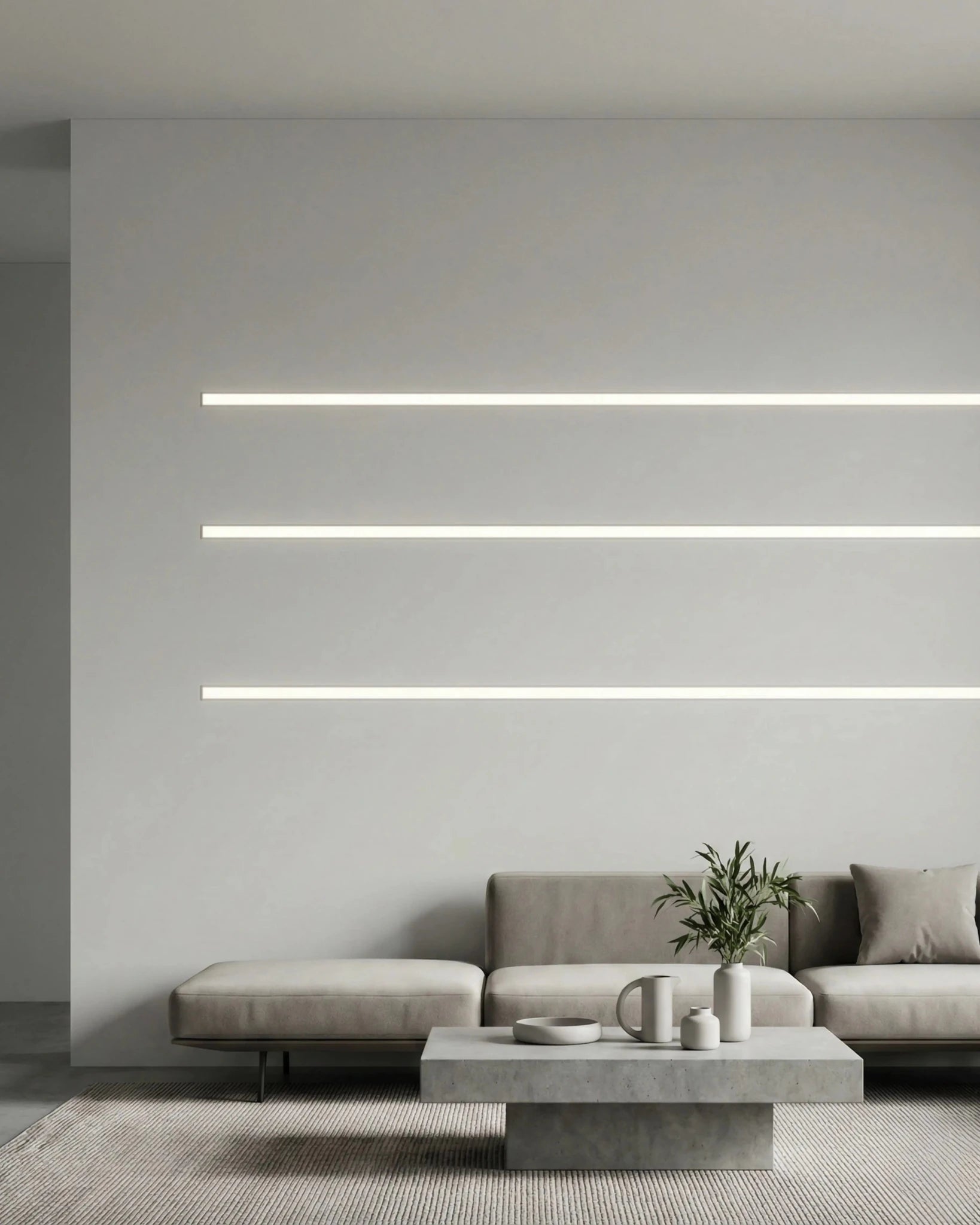 Sıva Altı (Gömme) LED Profilleri - 17mm Derin Sıva Altı LED Profil – 972 ASL - LedProfil