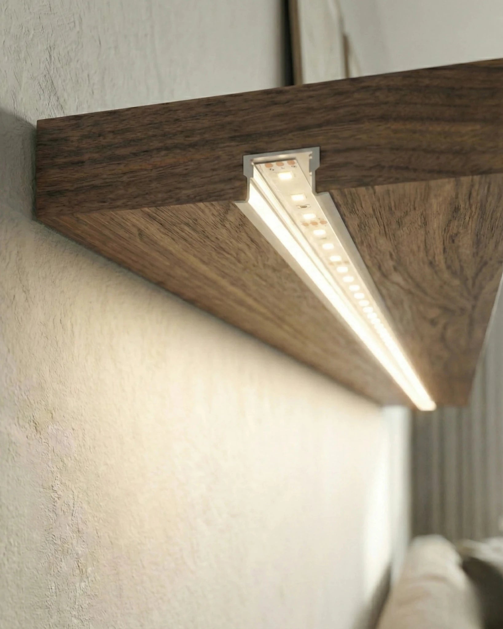 Sıva Altı (Gömme) LED Profilleri - 17mm Derin Sıva Altı LED Profil – 972 ASL - LedProfil