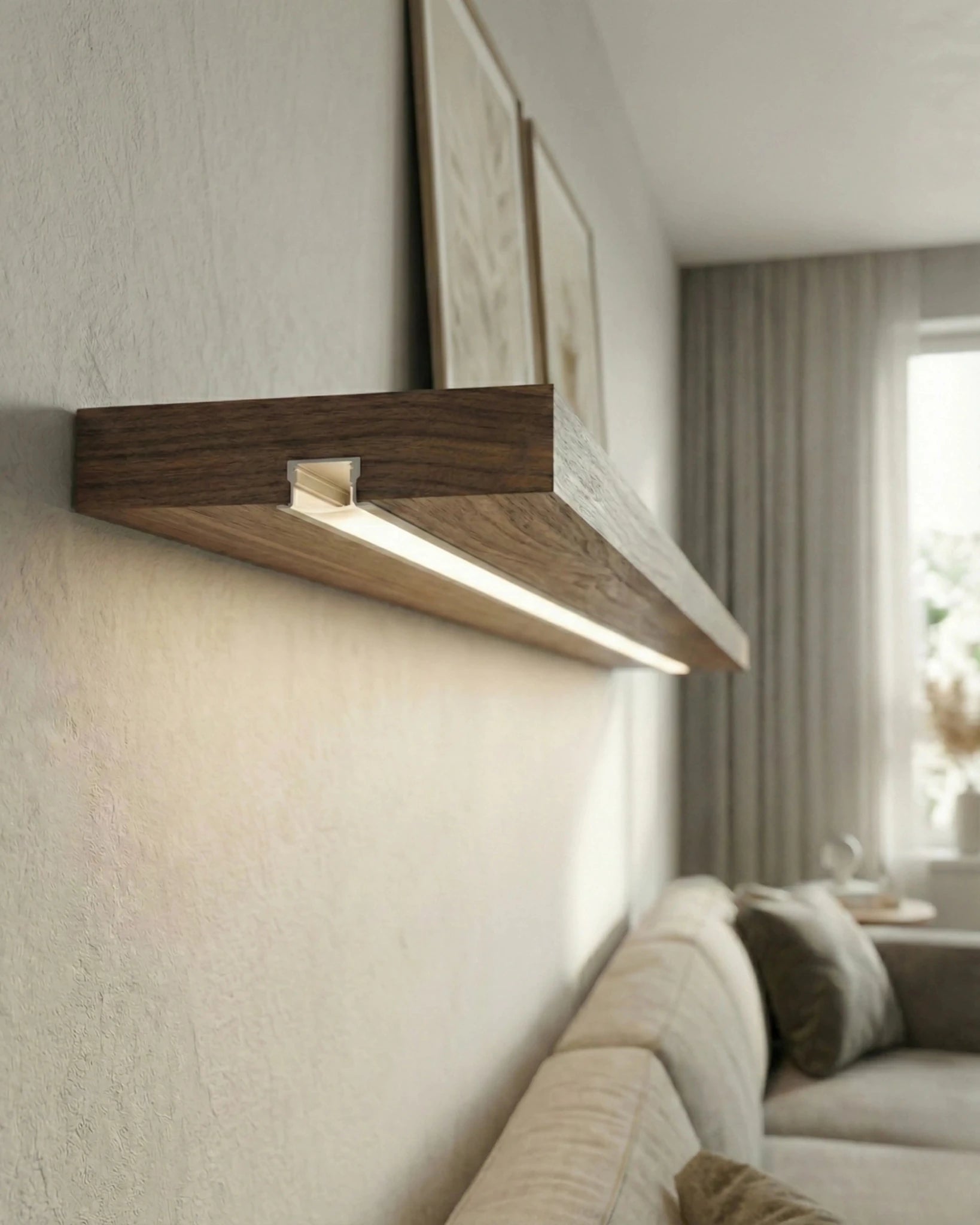 Sıva Altı (Gömme) LED Profilleri - 17mm Derin Sıva Altı LED Profil – 972 ASL - LedProfil