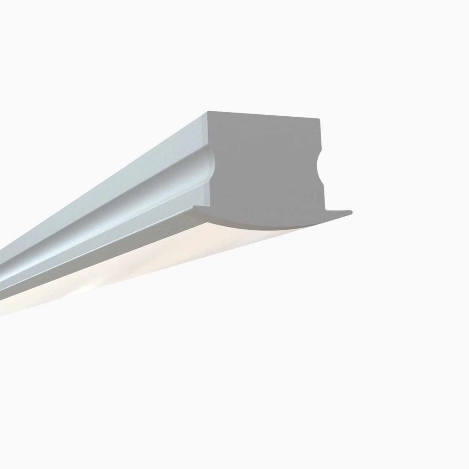 Sıva Altı (Gömme) LED Profilleri - 17mm Derin Sıva Altı Alüminyum LED Profil – 972 ASL - LedProfil