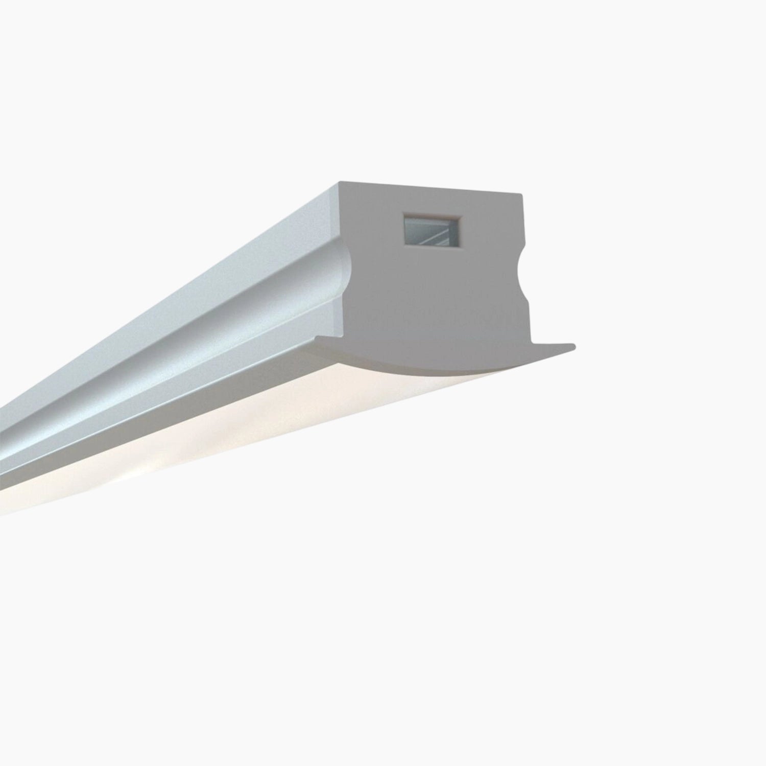 Sıva Altı (Gömme) LED Profilleri - 17mm Derin Sıva Altı Alüminyum LED Profil – 972 ASL - LedProfil