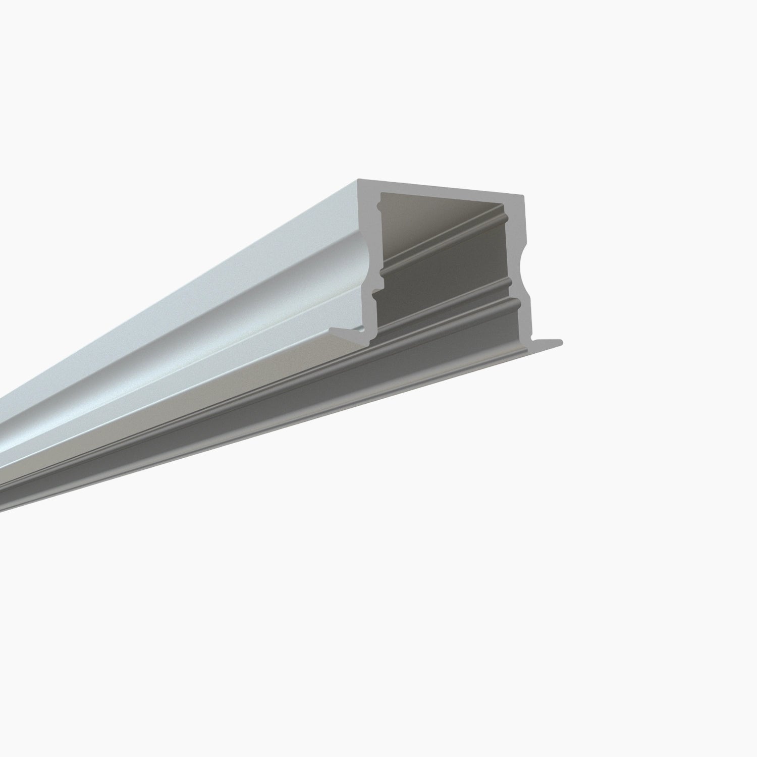 Sıva Altı (Gömme) LED Profilleri - 17mm Derin Sıva Altı Alüminyum LED Profil – 972 ASL - LedProfil