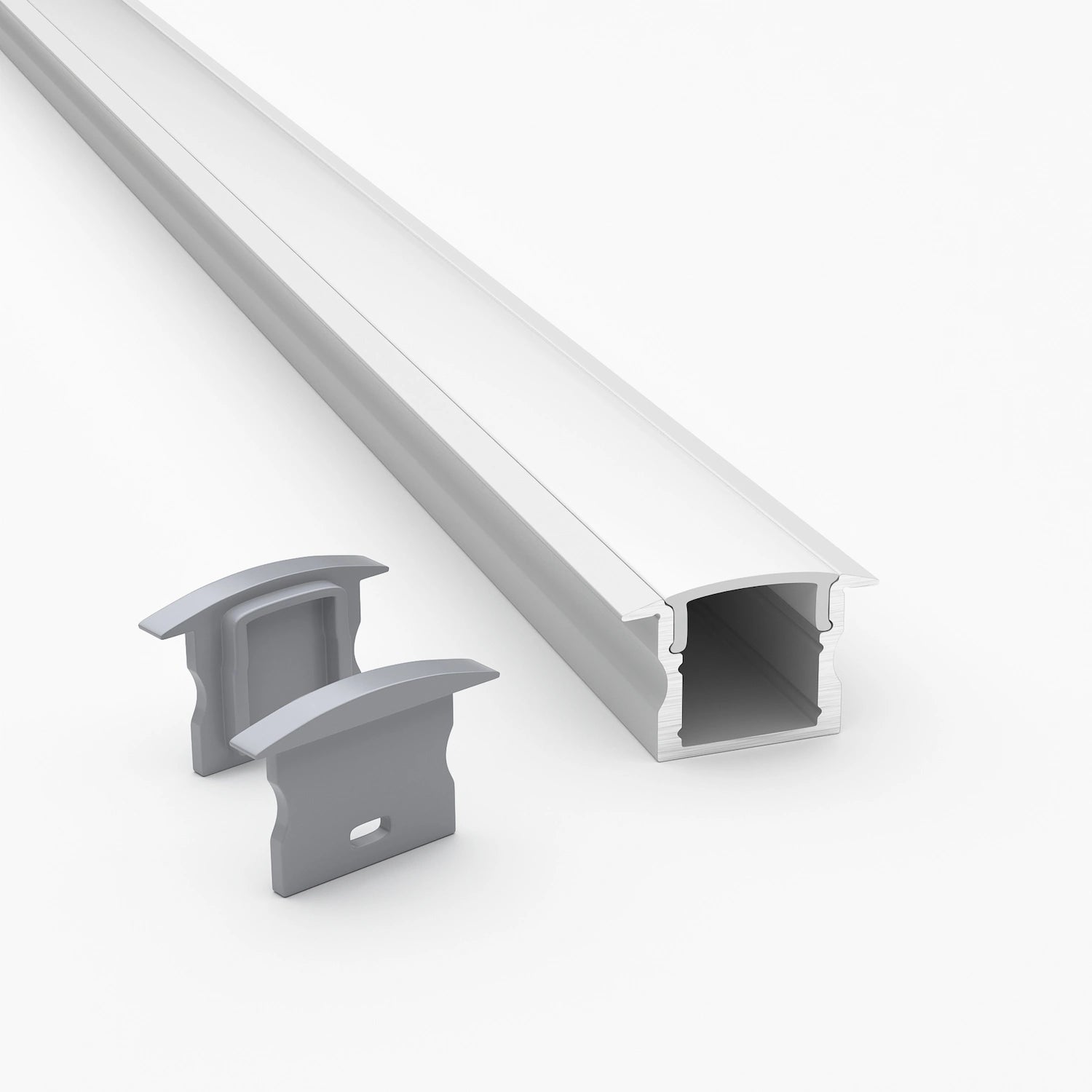 Sıva Altı (Gömme) LED Profilleri - 17mm Derin Sıva Altı LED Profil – 972 ASL - LedProfil