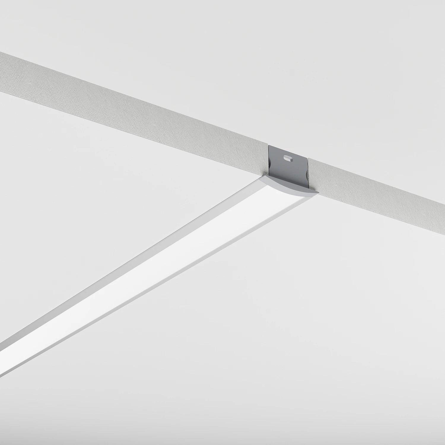 Sıva Altı (Gömme) LED Profilleri - 17mm Derin Sıva Altı LED Profil – 972 ASL - LedProfil