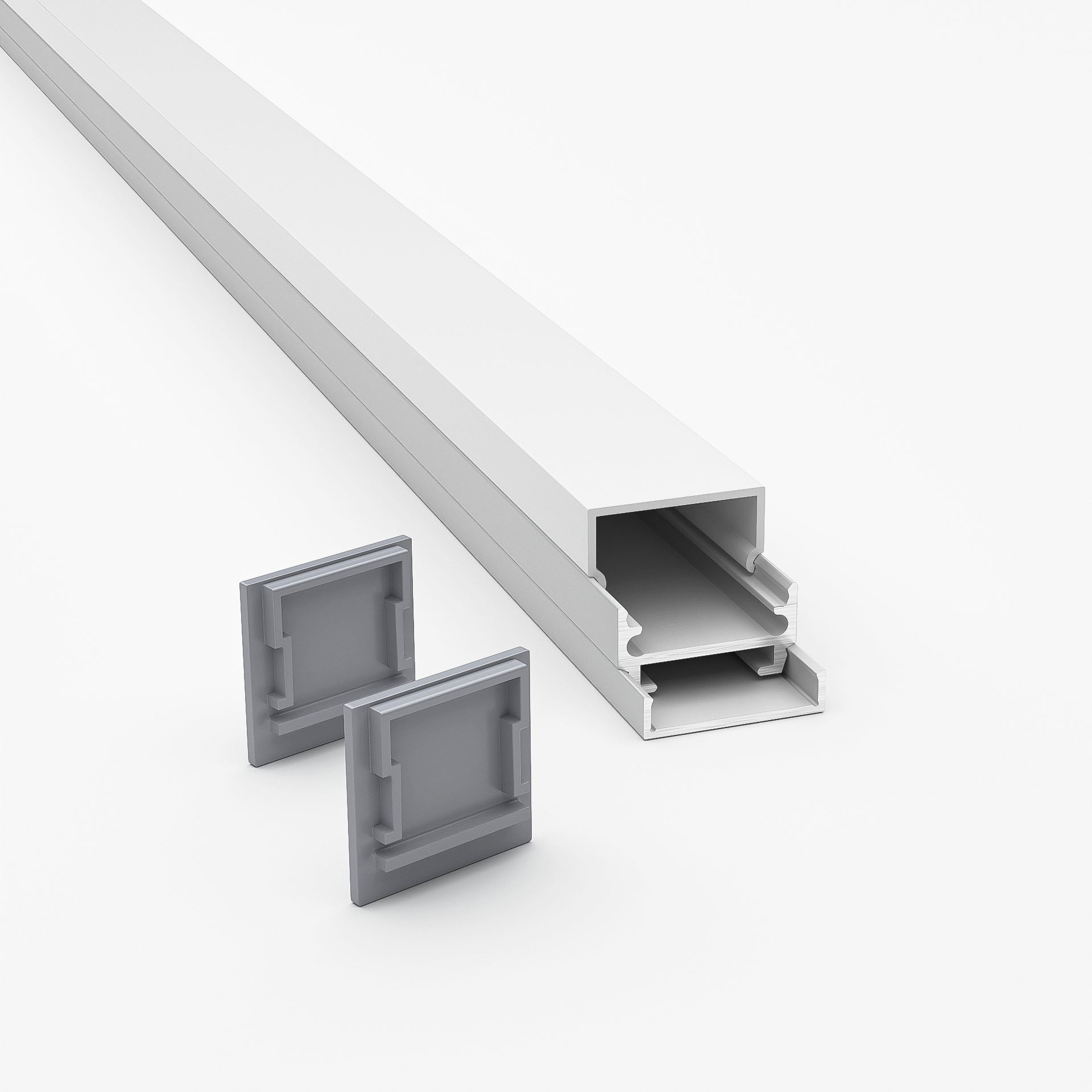 Özel Uygulama Led Profilleri - 20mm Mini Lineer LED Profil - 975 - 976 ASL - LedProfil