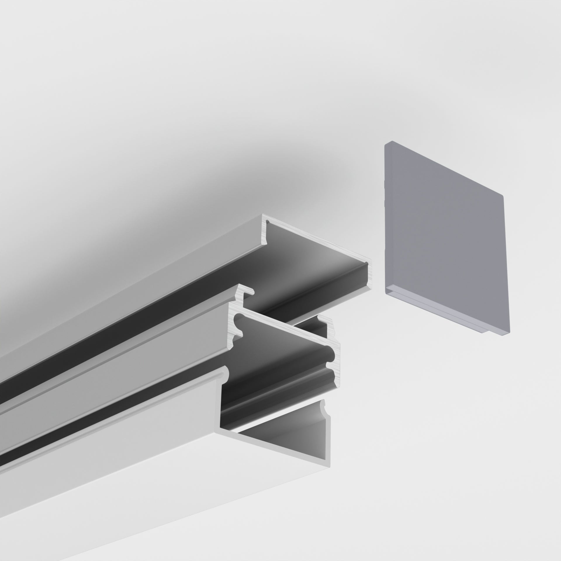 Özel Uygulama Led Profilleri - 20mm Mini Lineer LED Profil - 975 - 976 ASL - LedProfil