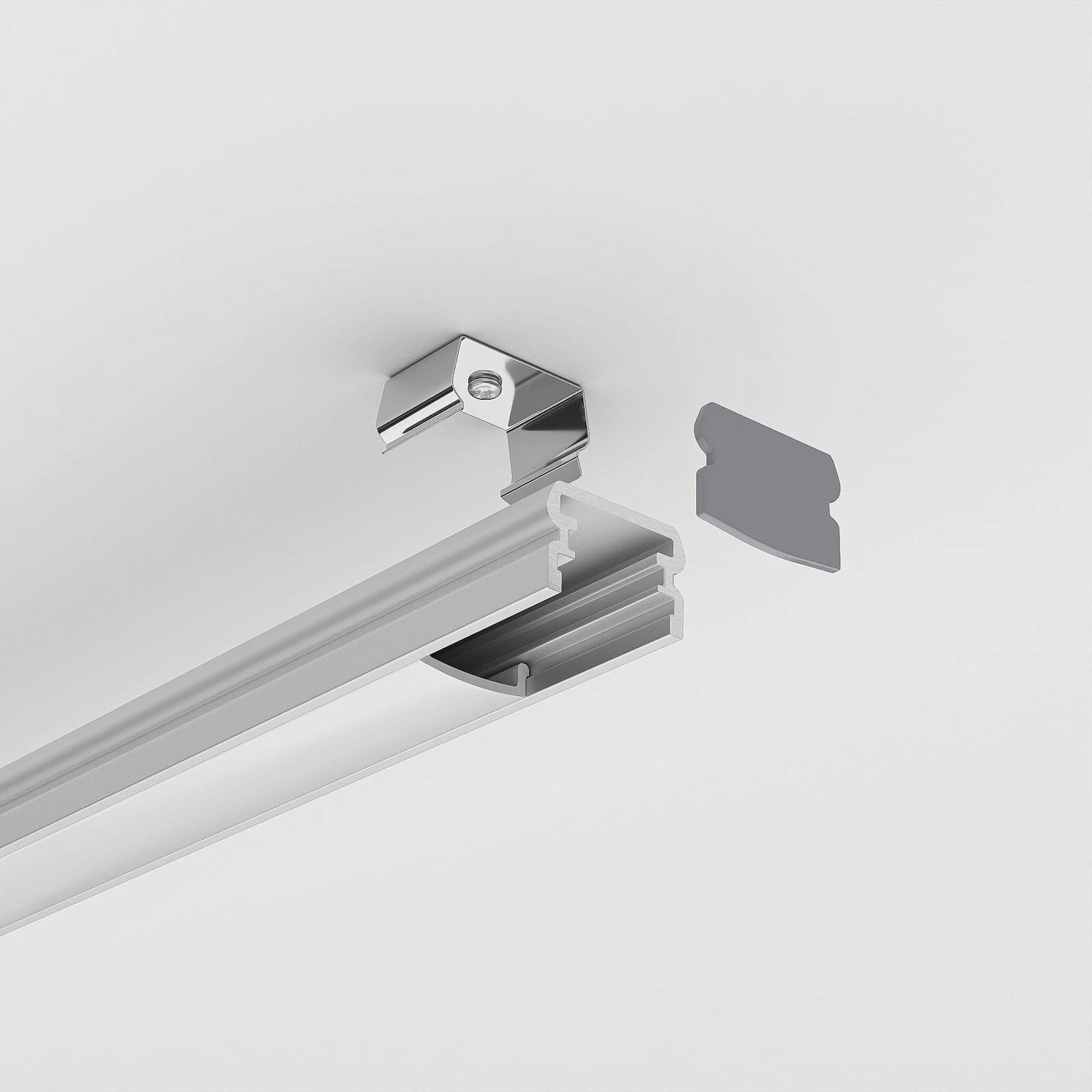 Sıva Üstü Led Profilleri - 15mm Yüzeye Montaj Lineer LED Profil – 980 ASL - LedProfil