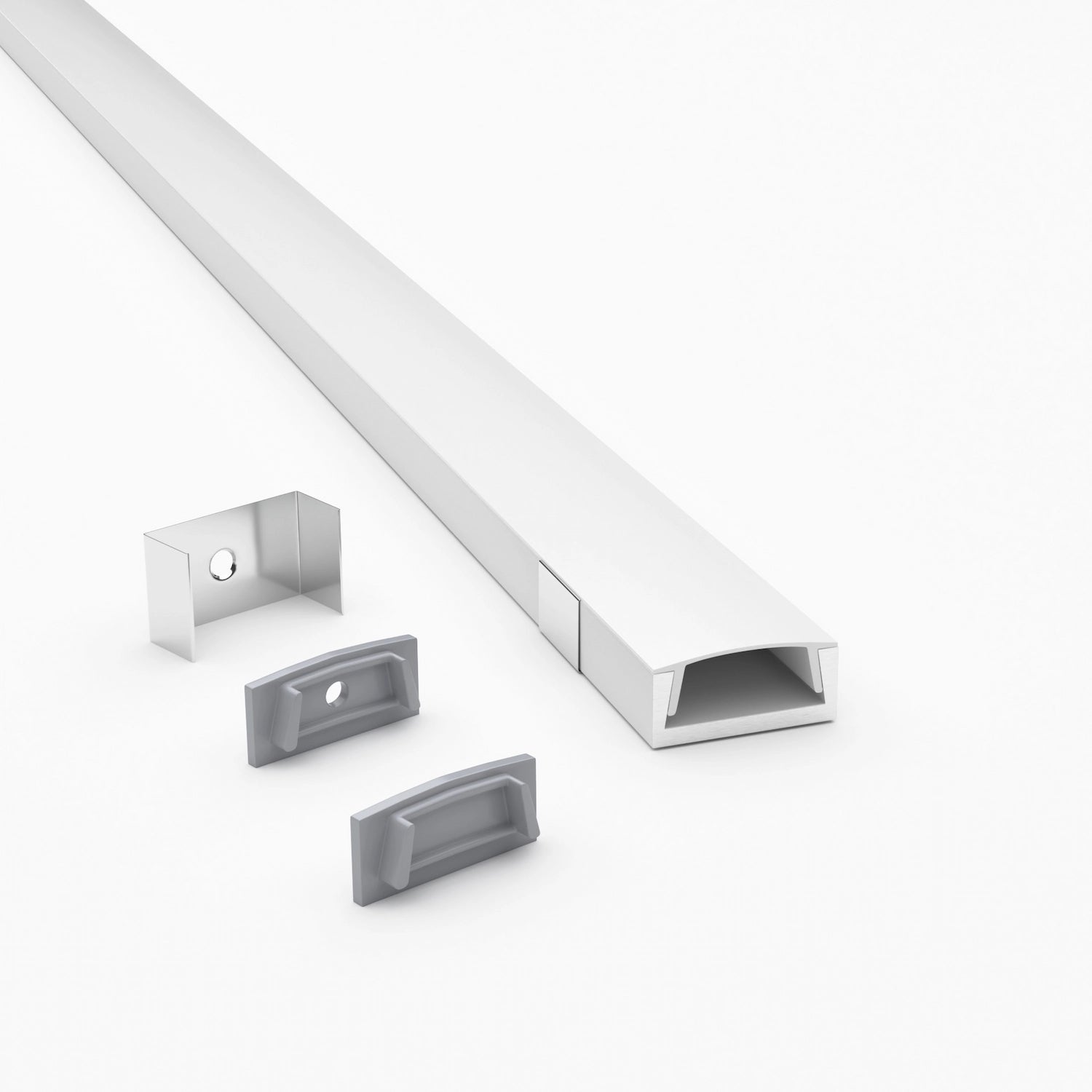 Sıva Üstü Led Profilleri - 15mm İnce Raf Altı LED Profil (Kanal) – 981 ASL - LedProfil