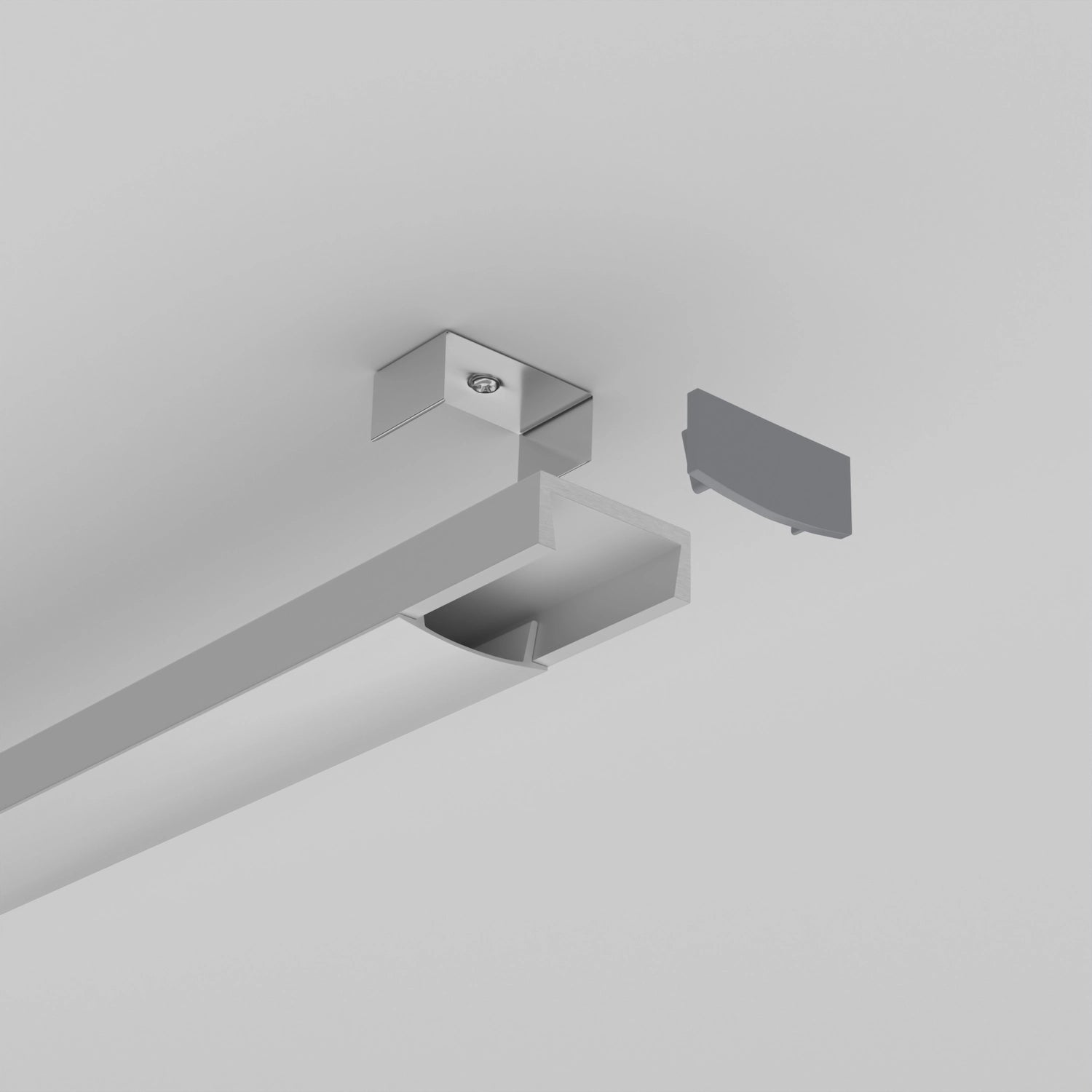 Sıva Üstü Led Profilleri - 15mm İnce Raf Altı LED Profil (Kanal) – 981 ASL - LedProfil