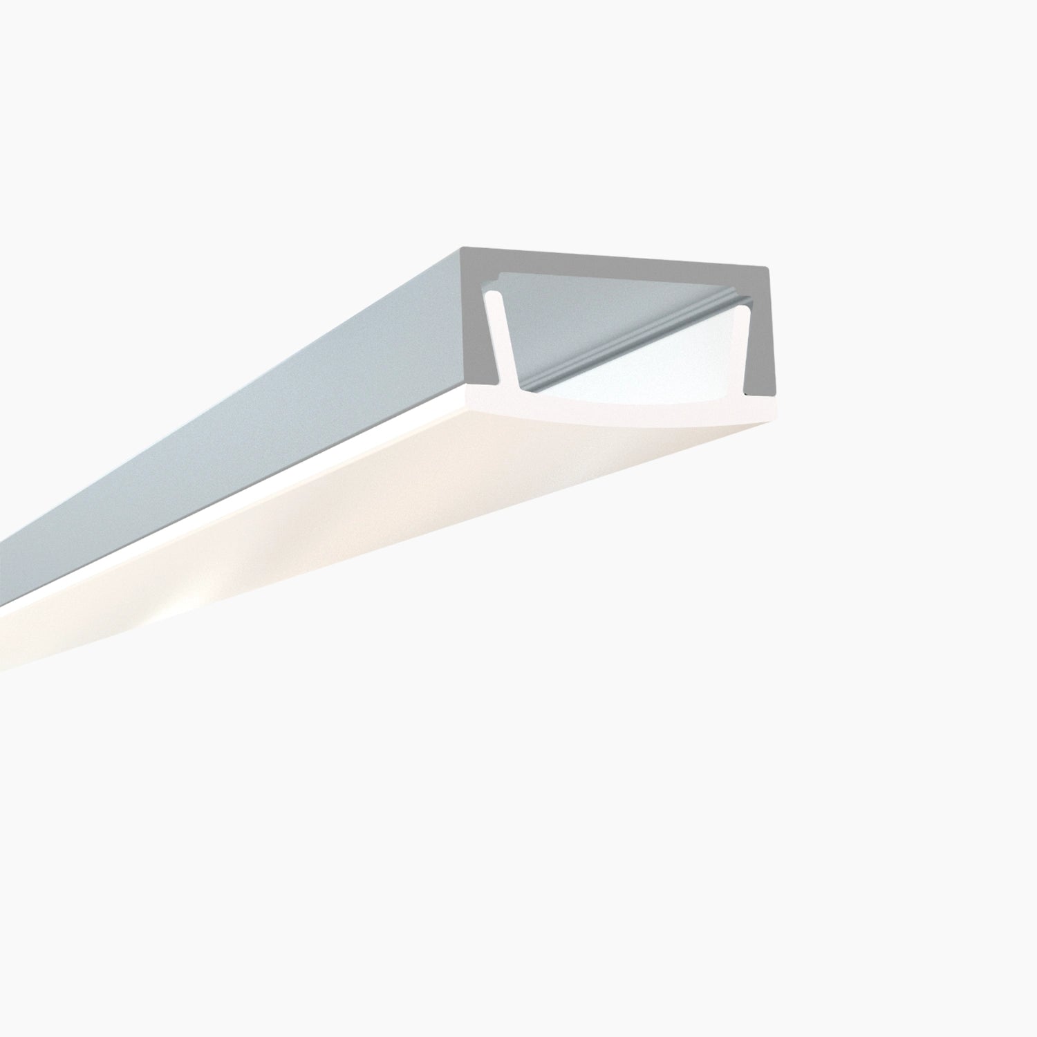 Sıva Üstü Led Profilleri - 15mm İnce Raf Altı Alüminyum LED Profil (Kanal) – 981 ASL - LedProfil