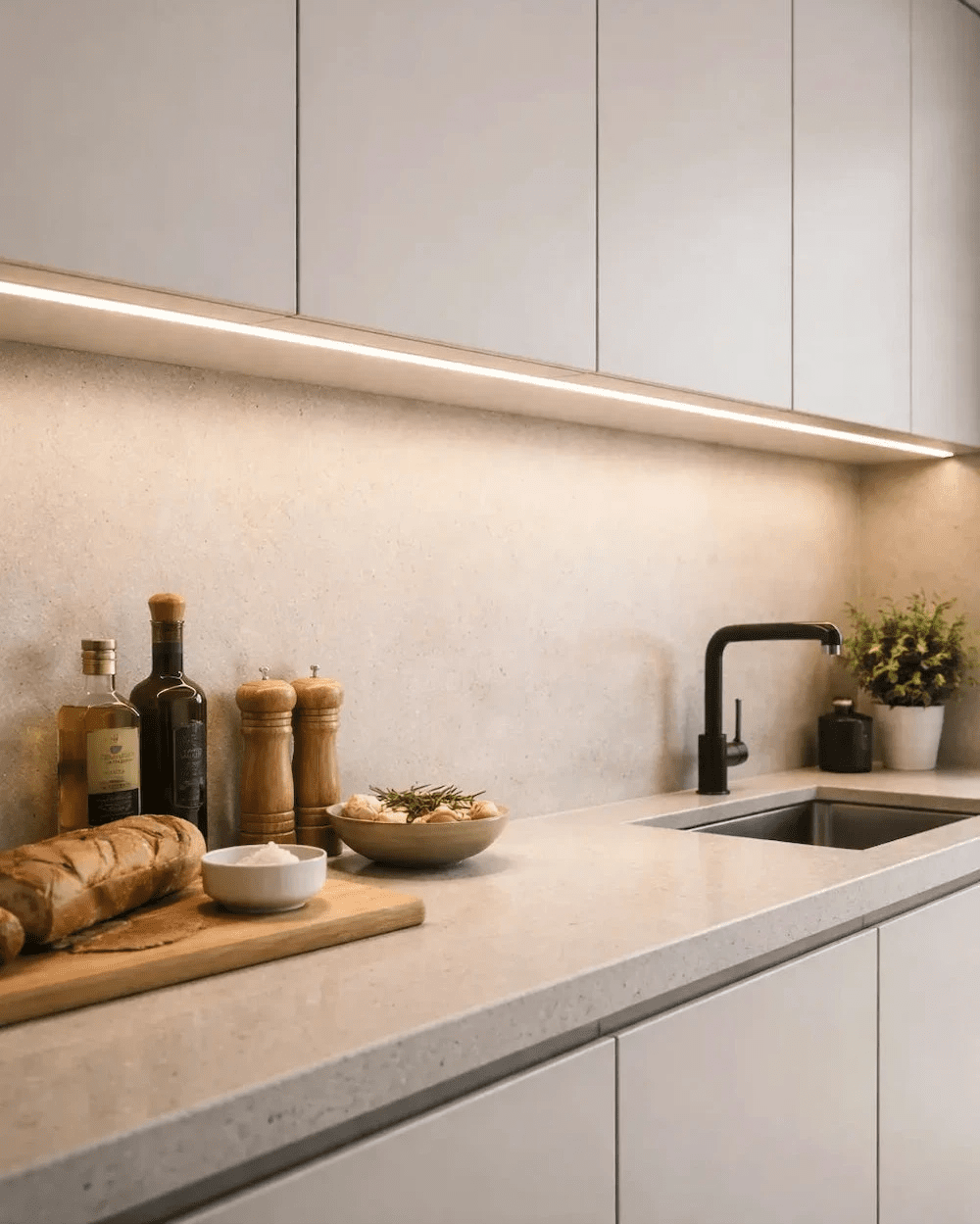 Sıva Üstü Led Profilleri - 15mm İnce Raf Altı LED Profil (Kanal) – 981 ASL - LedProfil