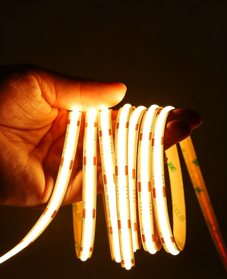 5 Metre COB Şerit LED + 100W Driver Seti