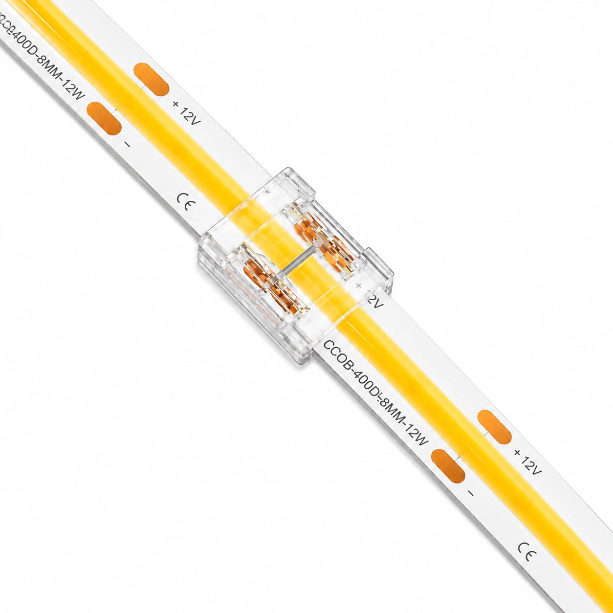 8mm 2 Pin Şerit LED Ek Konnektörü