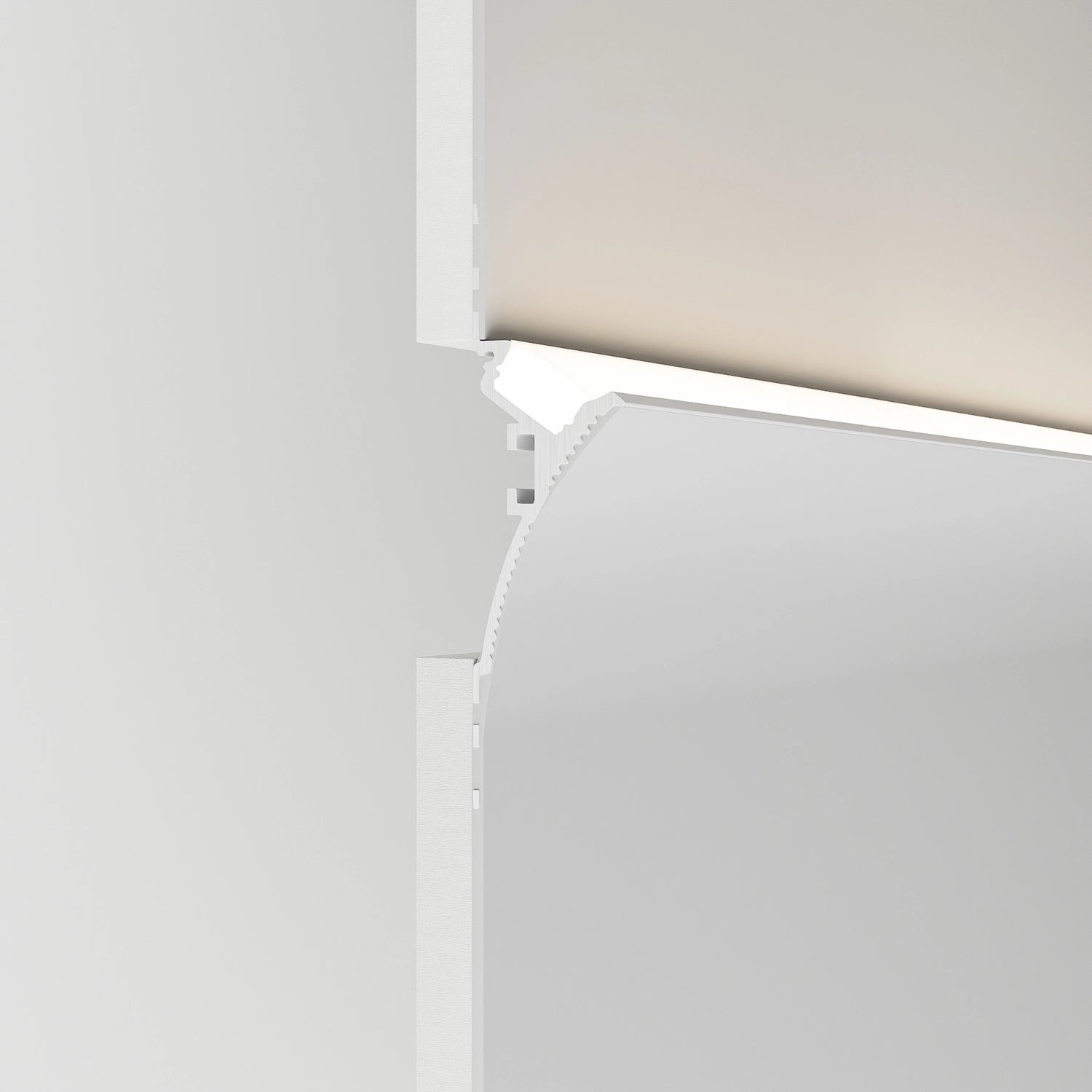 Alçıpan (Trimless) Led Profilleri - 88mm (Trimless) Köşe LED Profil - 680 ASL - LedProfil
