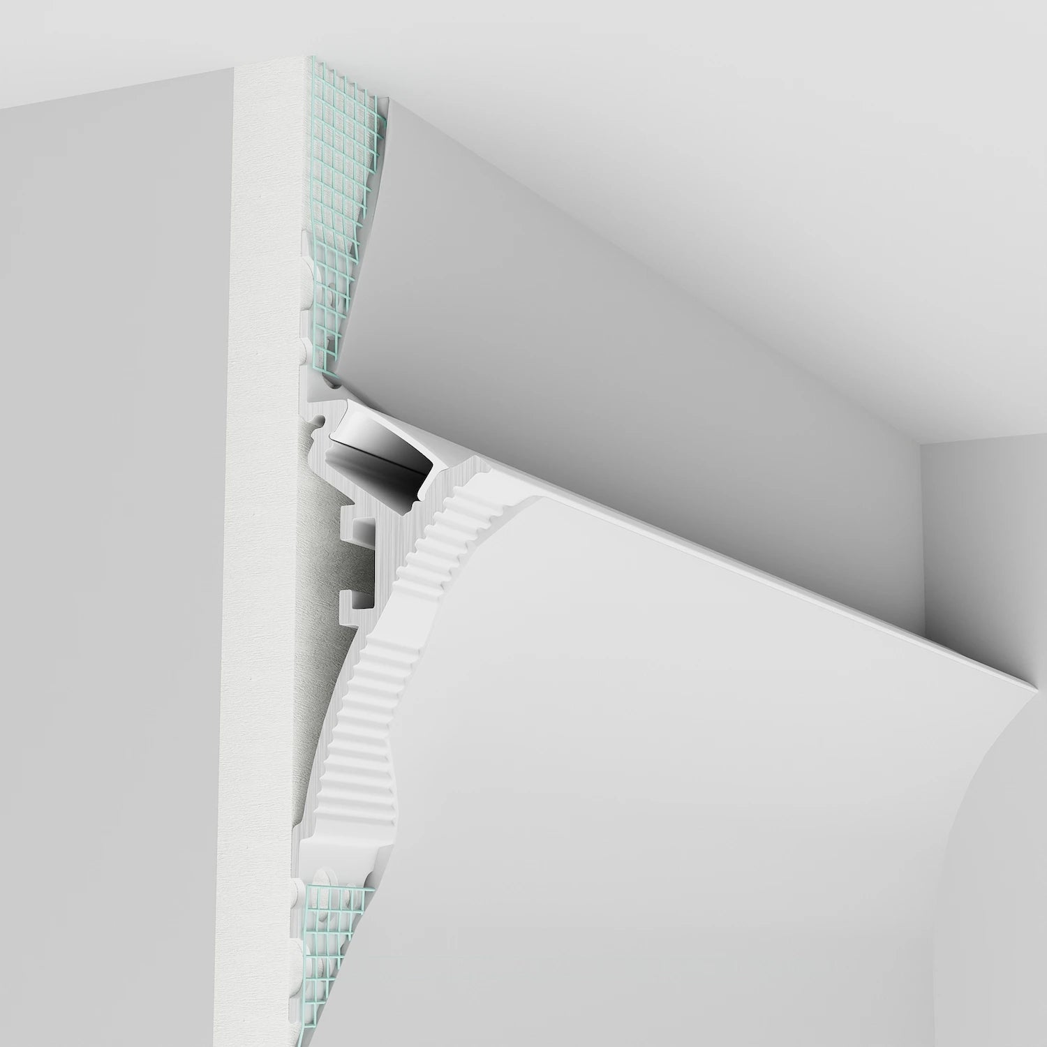 Alçıpan (Trimless) Led Profilleri - 88mm (Trimless) Köşe LED Profil - 680 ASL - LedProfil