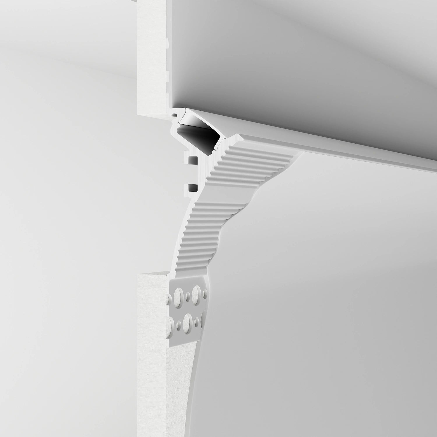 Alçıpan (Trimless) Led Profilleri - 88mm (Trimless) Köşe LED Profil - 680 ASL - LedProfil