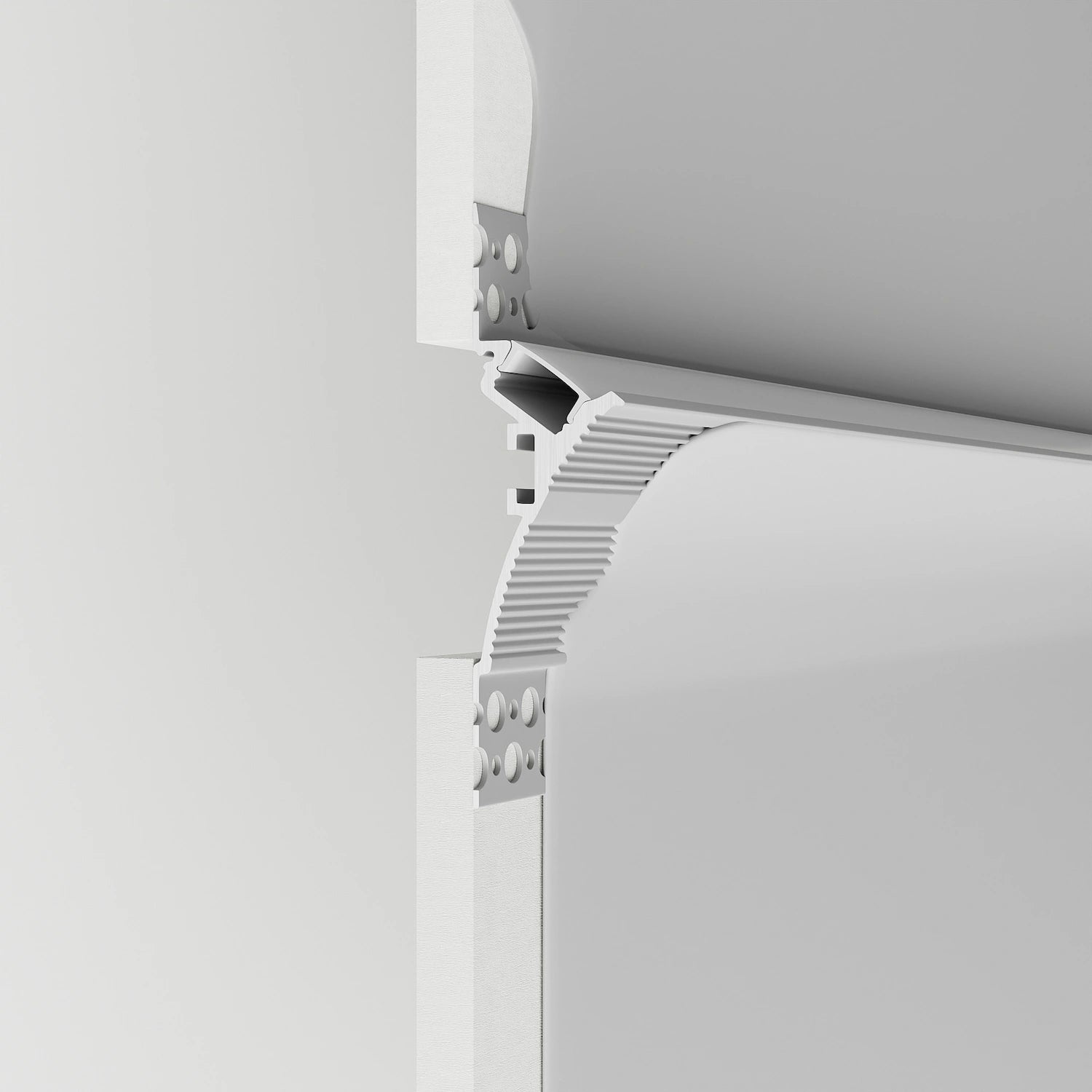 Alçıpan (Trimless) Led Profilleri - 88mm (Trimless) Köşe LED Profil - 680 ASL - LedProfil