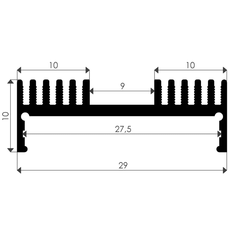 Özel Uygulama Led Profilleri - 29mm Yüzeye Montaj LED Profil – 2147 ASL - LedProfil