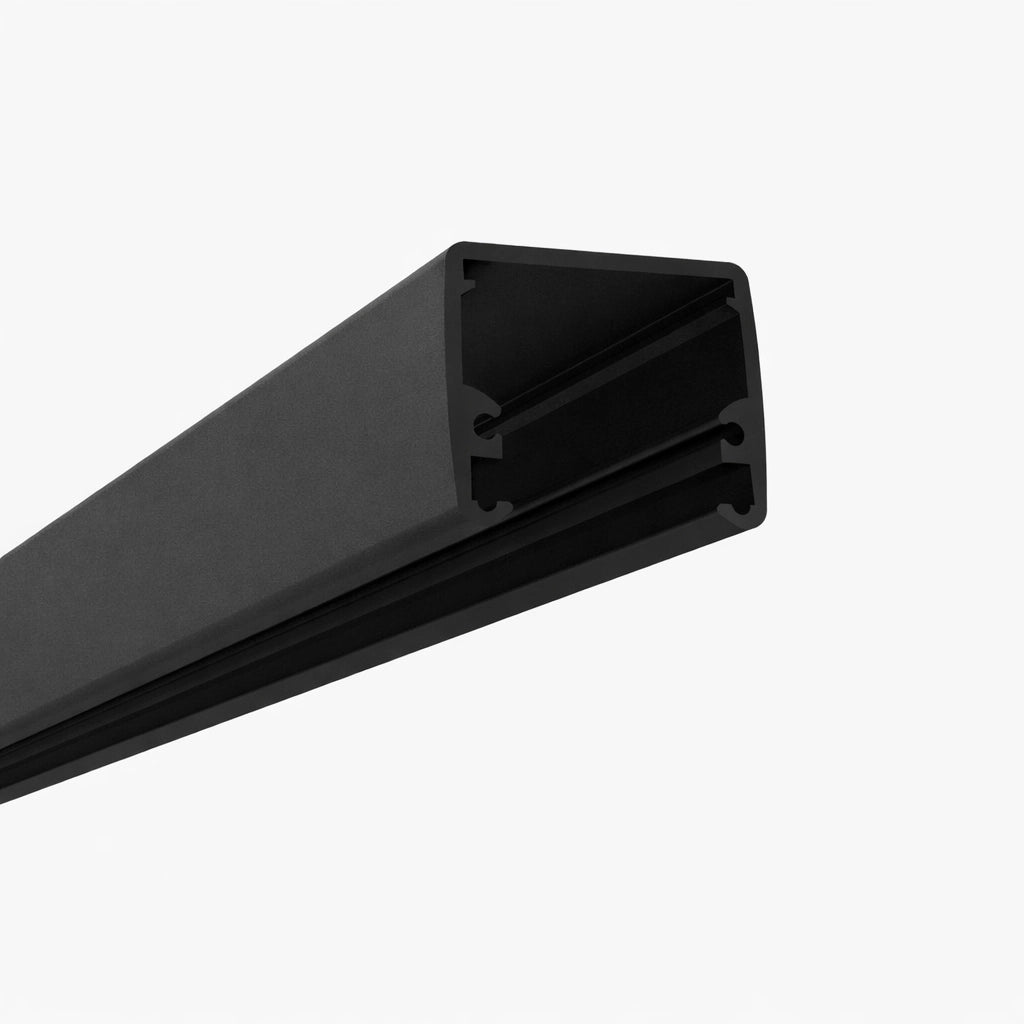 Özel Uygulama Led Profilleri - 32mm Yüzeye Montaj Siyah LED Profil – 411S ASL - LedProfil