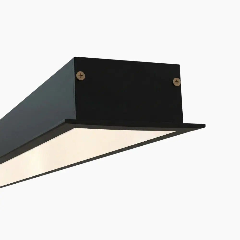 Lineer Aydınlatma Profilleri - 59mm Sıva Altı Lineer Siyah LED Profil - 450S ASL - LedProfil