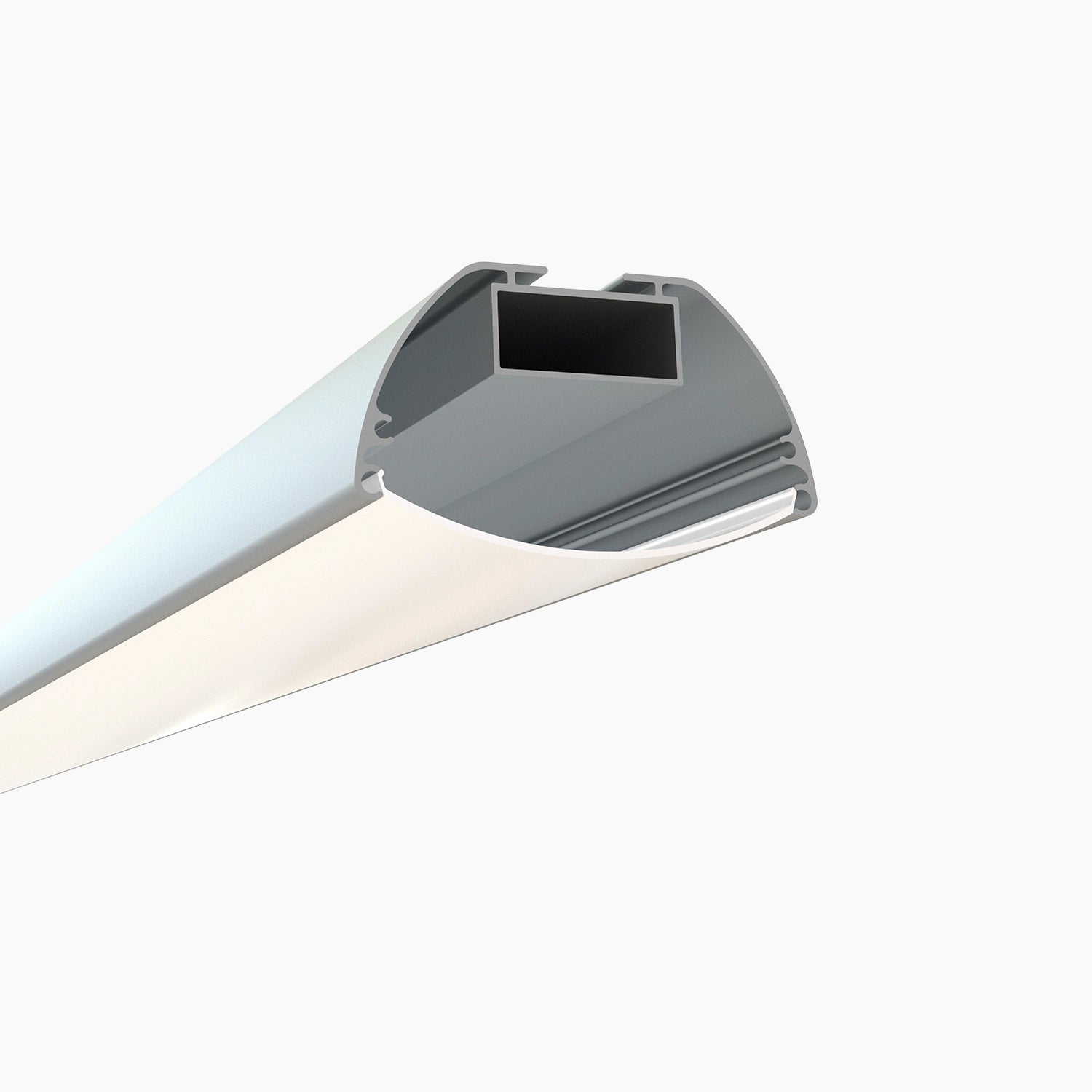 Sarkıt (Lineer) Aydınlatma Profilleri - 531 ASL Oval Sarkıt Lineer LED Profil - LedProfil