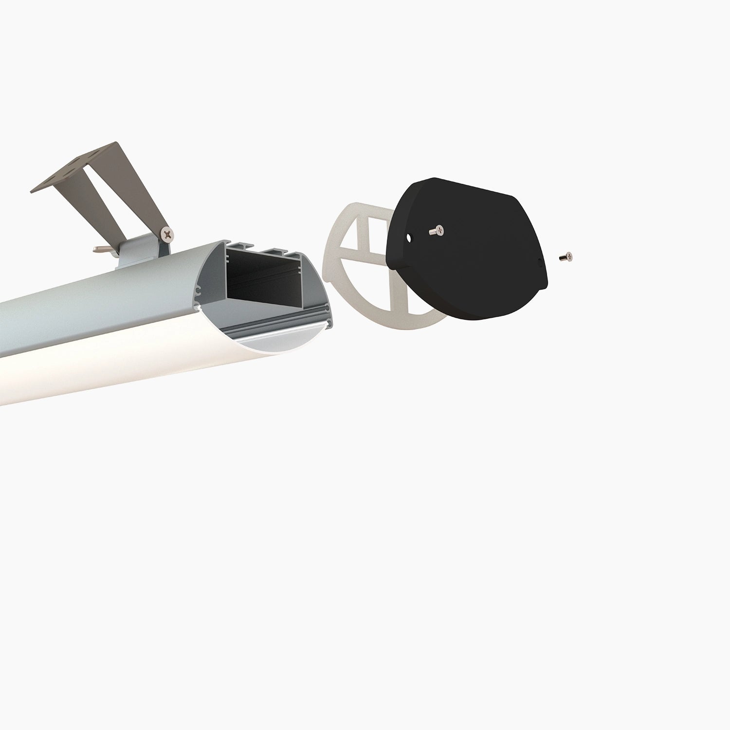 Sarkıt (Lineer) Aydınlatma Profilleri - 117mm Ekstra Geniş Yüzey Lineer LED Profil - 532 ASL - LedProfil