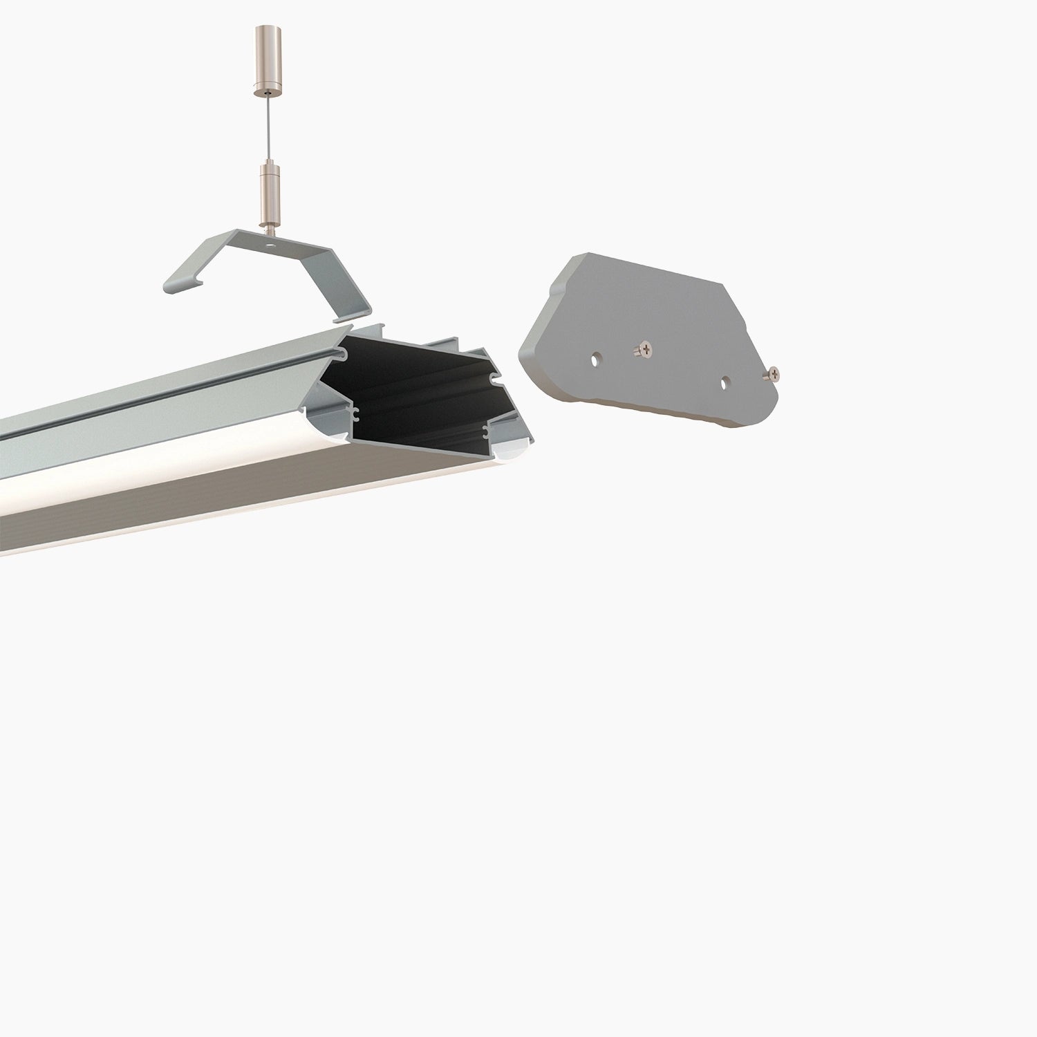 Sarkıt (Lineer) Aydınlatma Profilleri - 36mm Lineer LED Armatür - 533 ASL - LedProfil