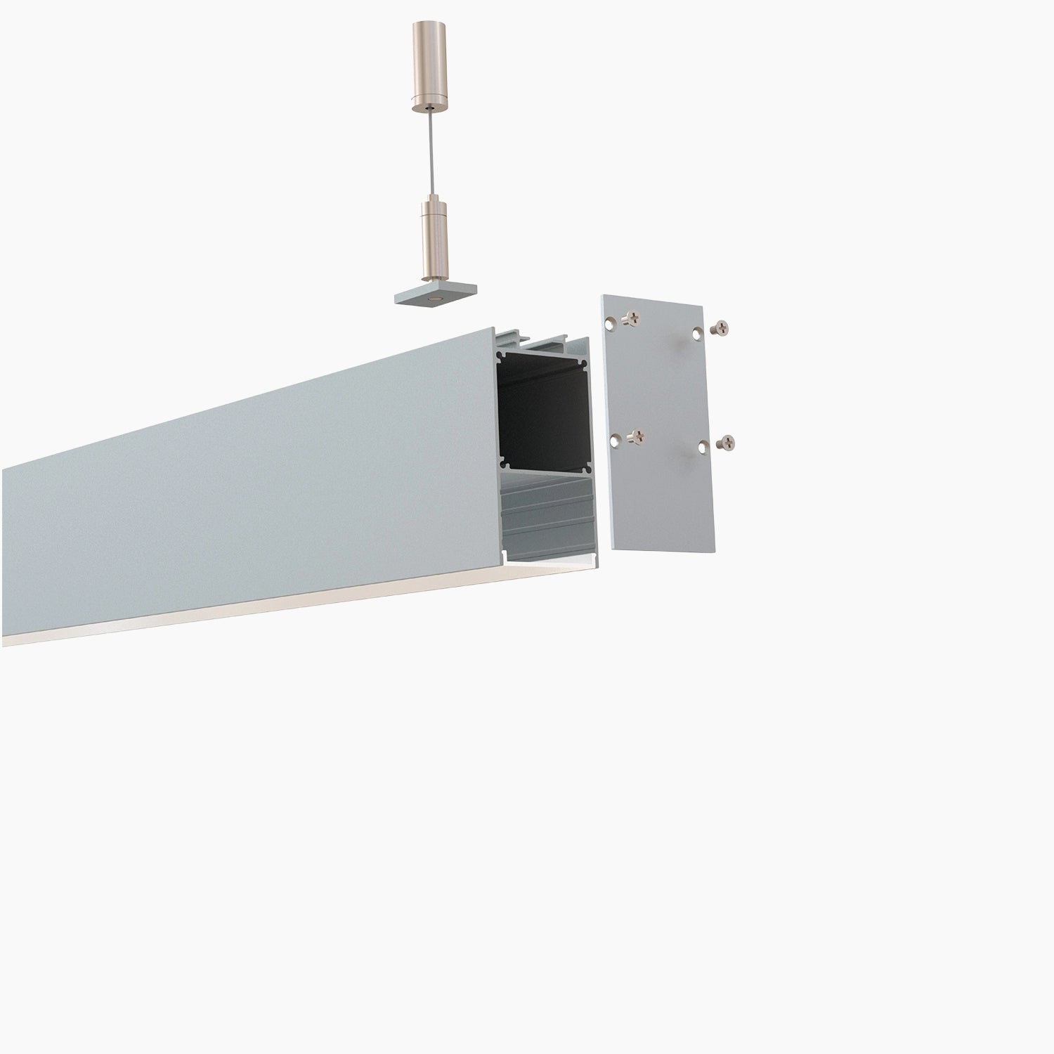 Sarkıt (Lineer) Aydınlatma Profilleri - 36mm Slim Sarkıt Lineer LED Profil – 535 ASL - LedProfil