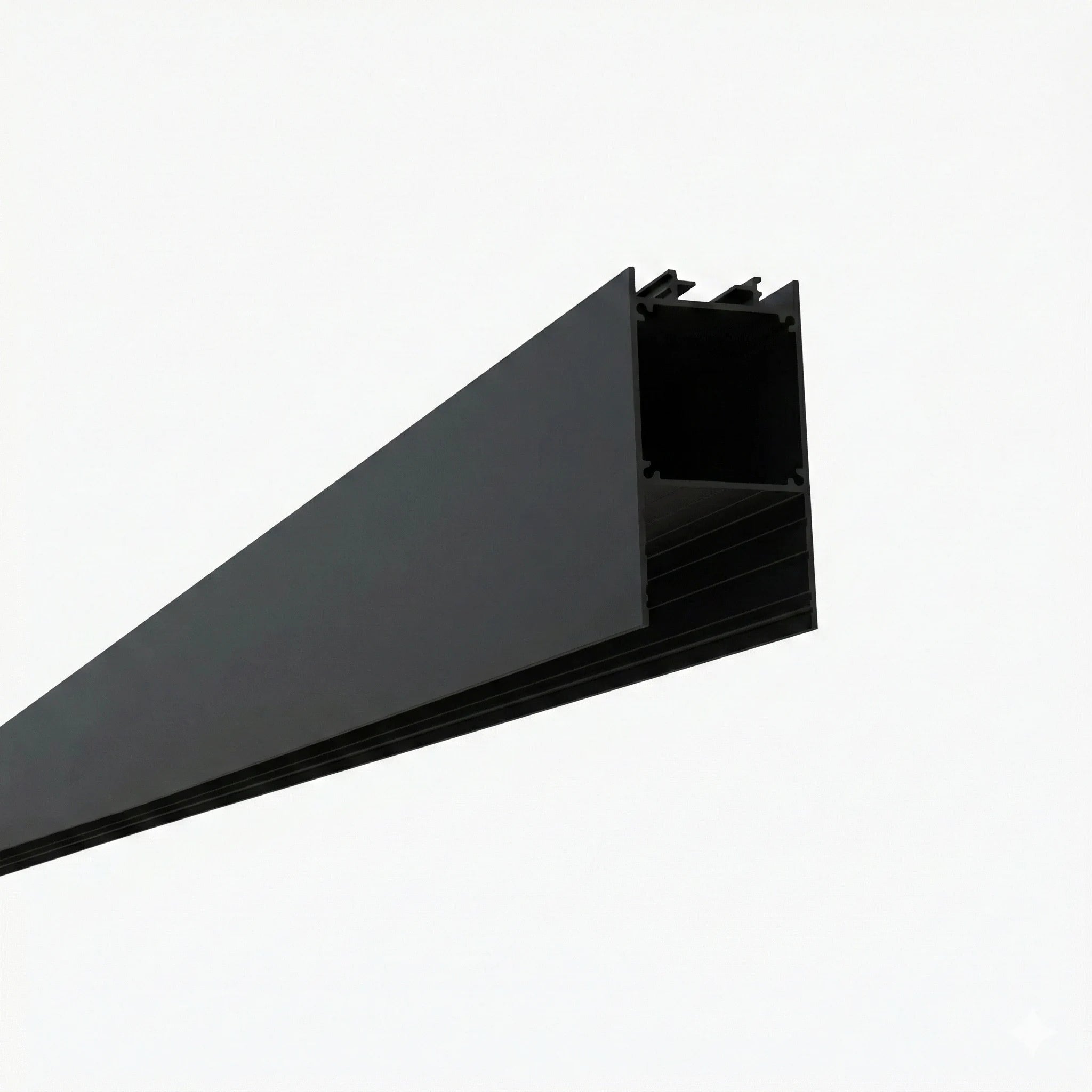 Sarkıt (Lineer) Aydınlatma Profilleri - 36mm Siyah Slim Sarkıt Lineer LED Profil – 535S ASL - LedProfil