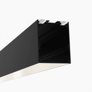 Sarkıt (Lineer) Aydınlatma Profilleri - 58mm Siyah Lineer LED Profil - 550S ASL - LedProfil