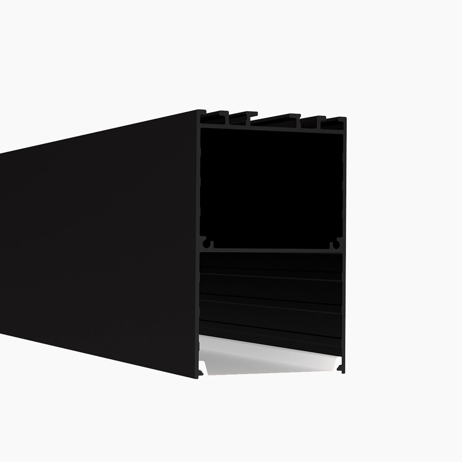 Sarkıt (Lineer) Aydınlatma Profilleri - 50mm Siyah Lineer LED Profil - 580S ASL - LedProfil