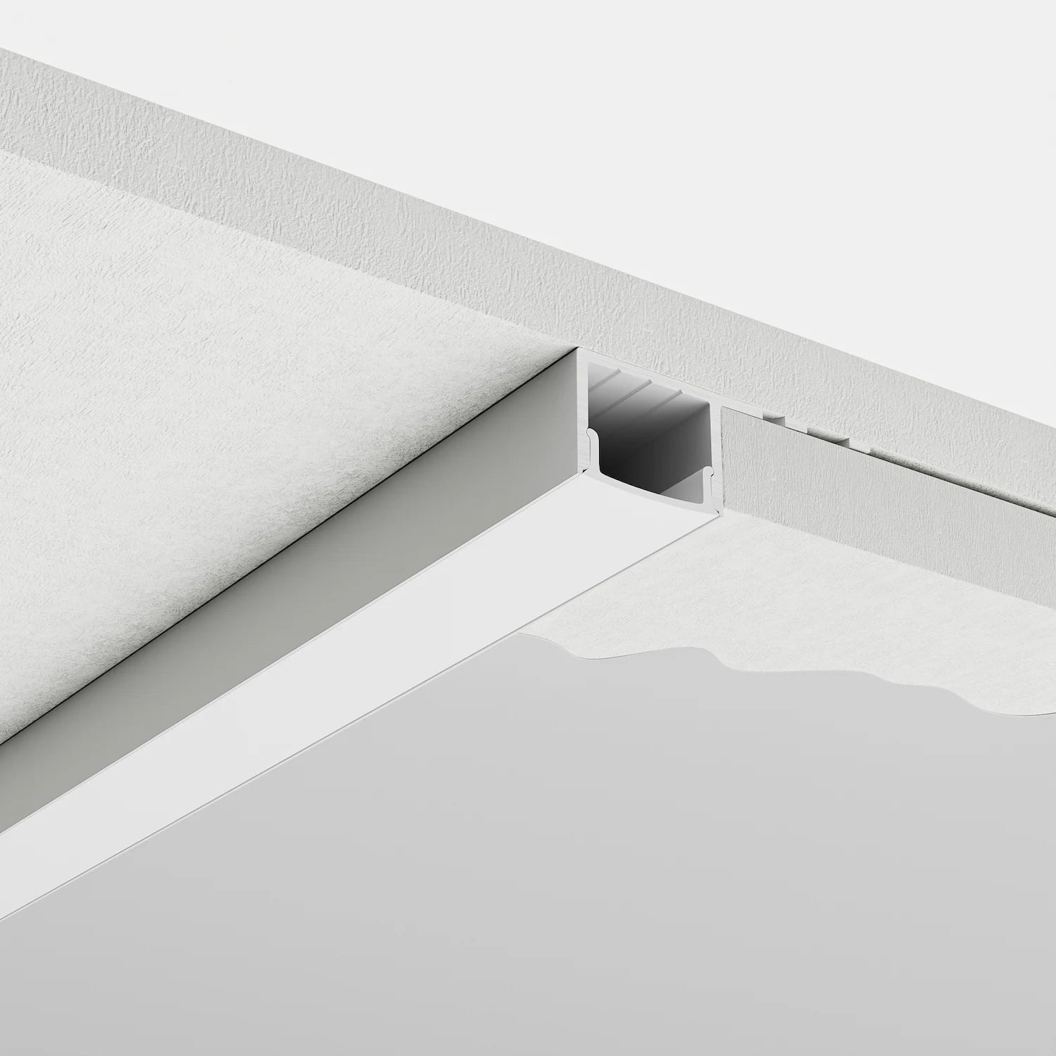 Alçıpan (Trimless) Led Profilleri - 15mm (Trimless) Fayans Tipi LED Profil – 610 ASL - LedProfil