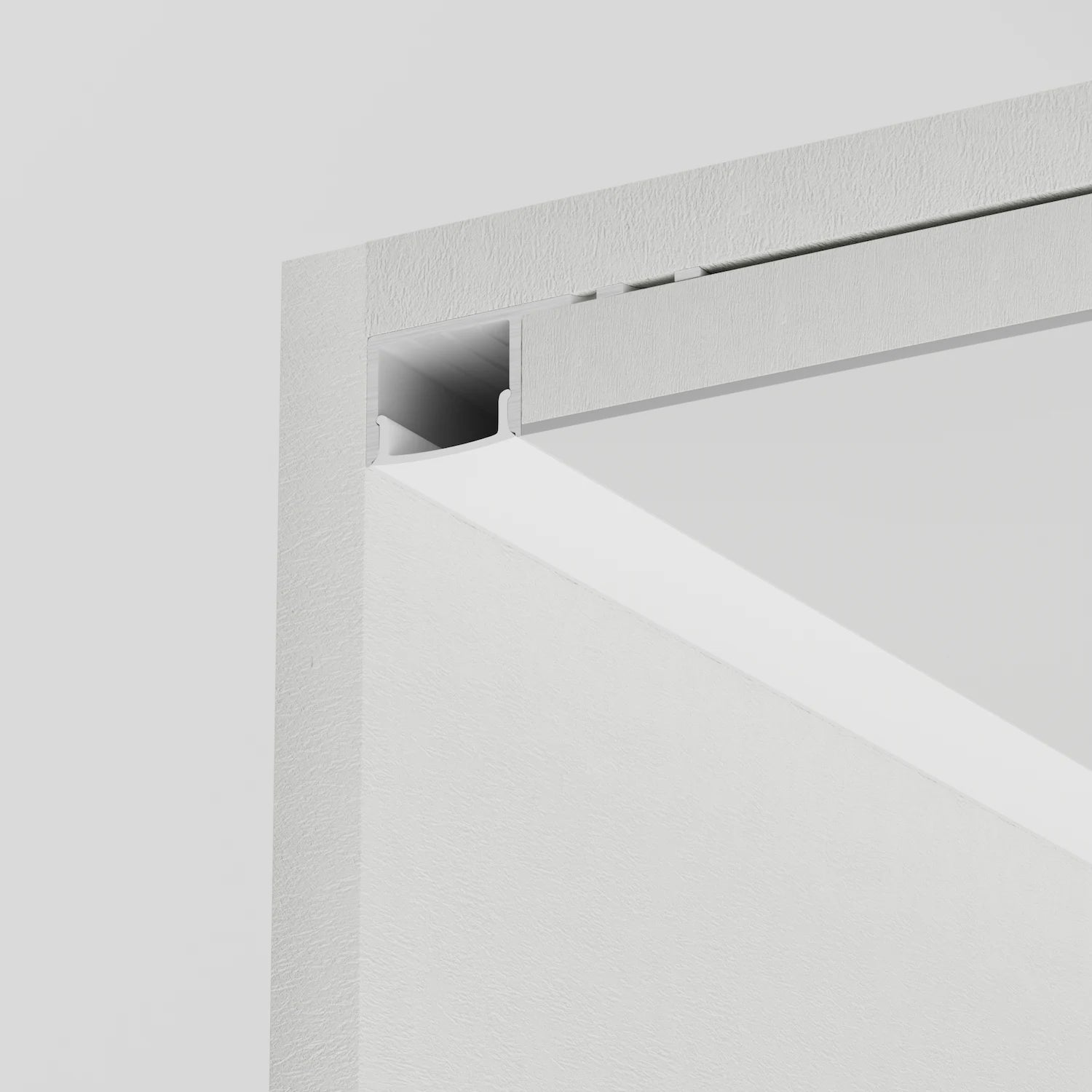 Alçıpan (Trimless) Led Profilleri - 15mm (Trimless) Fayans Tipi LED Profil – 610 ASL - LedProfil