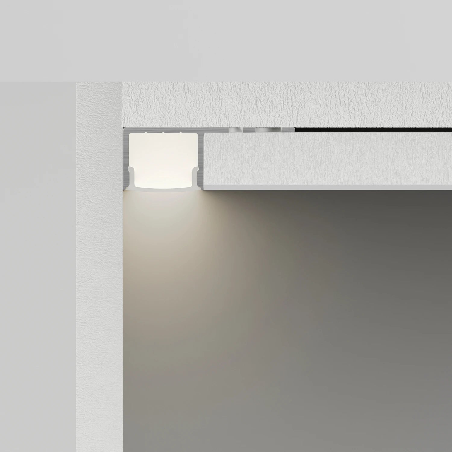 Alçıpan (Trimless) Led Profilleri - 15mm (Trimless) Fayans Tipi LED Profil – 610 ASL - LedProfil