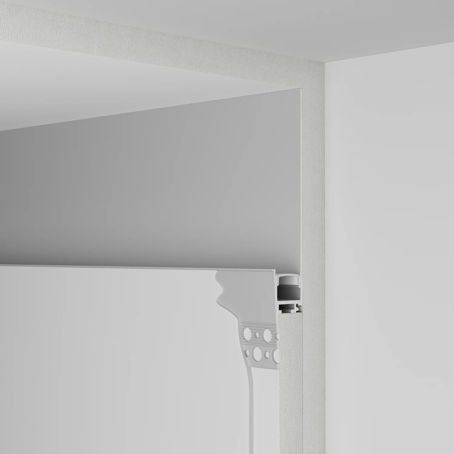 Alçıpan (Trimless) Led Profilleri - 12mm Trimless Sıva Altı Gizli Işık Profili (Koridor) – 650 ASL - LedProfil