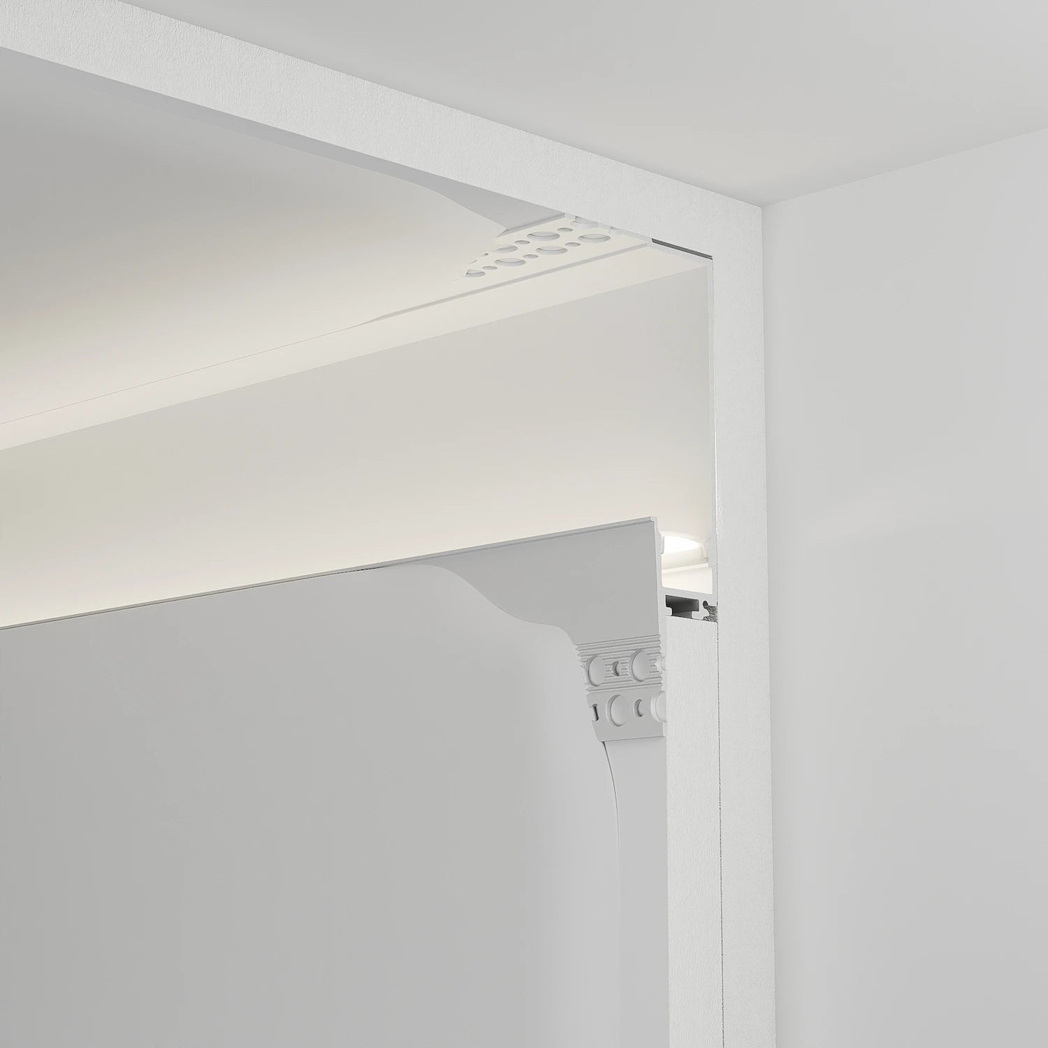 Alçıpan (Trimless) Led Profilleri - Indirekt Cove (Korniş) Gizli Aydınlatma Profili – 670 ASL - LedProfil