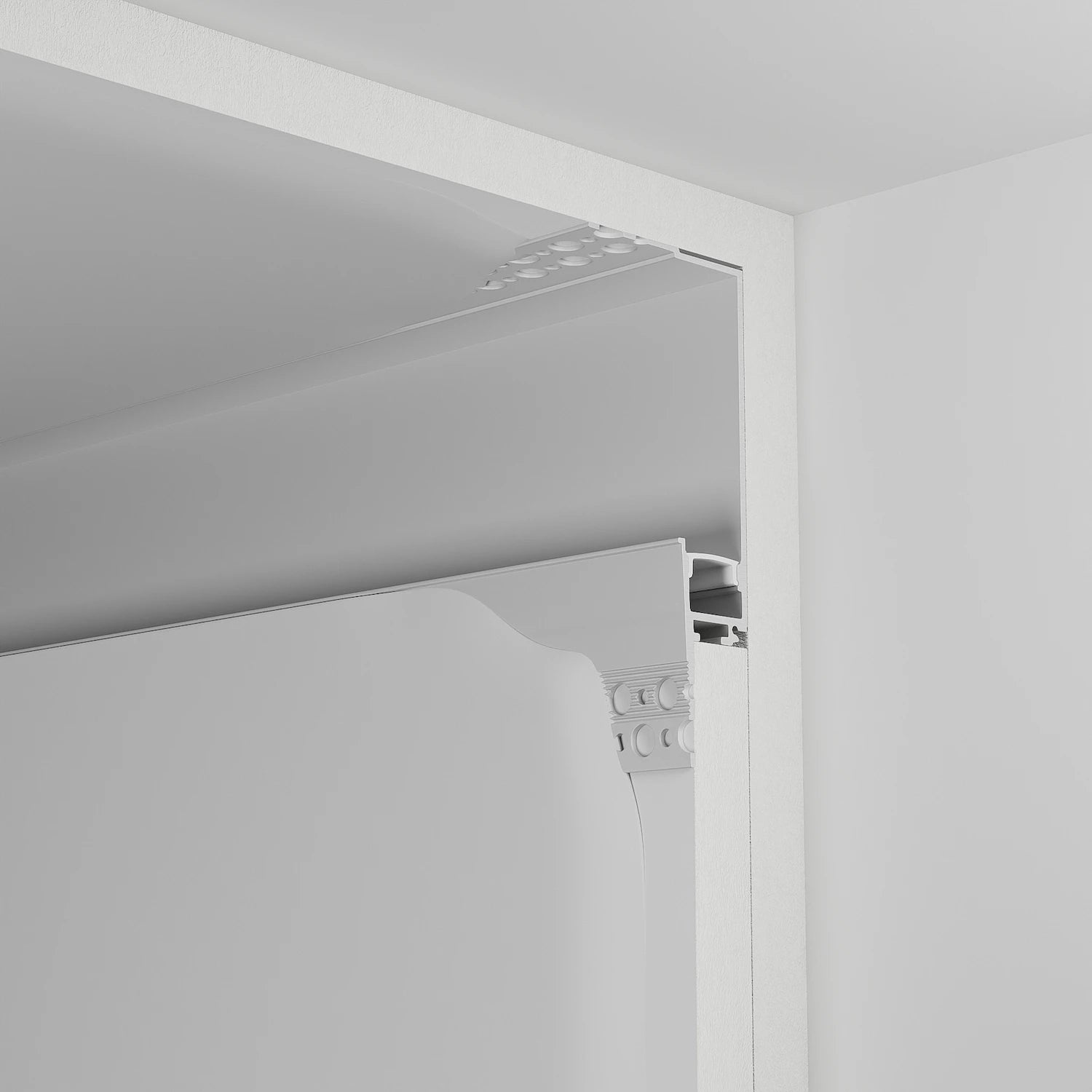 Alçıpan (Trimless) Led Profilleri - Indirekt Cove (Korniş) Gizli Aydınlatma Profili – 670 ASL - LedProfil