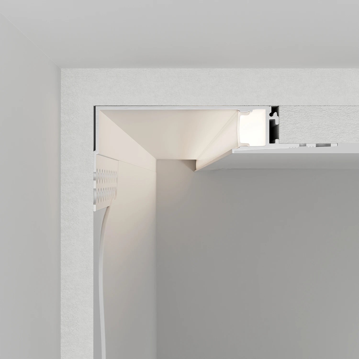 Alçıpan (Trimless) Led Profilleri - Indirekt Cove (Korniş) Gizli Aydınlatma Profili – 670 ASL - LedProfil