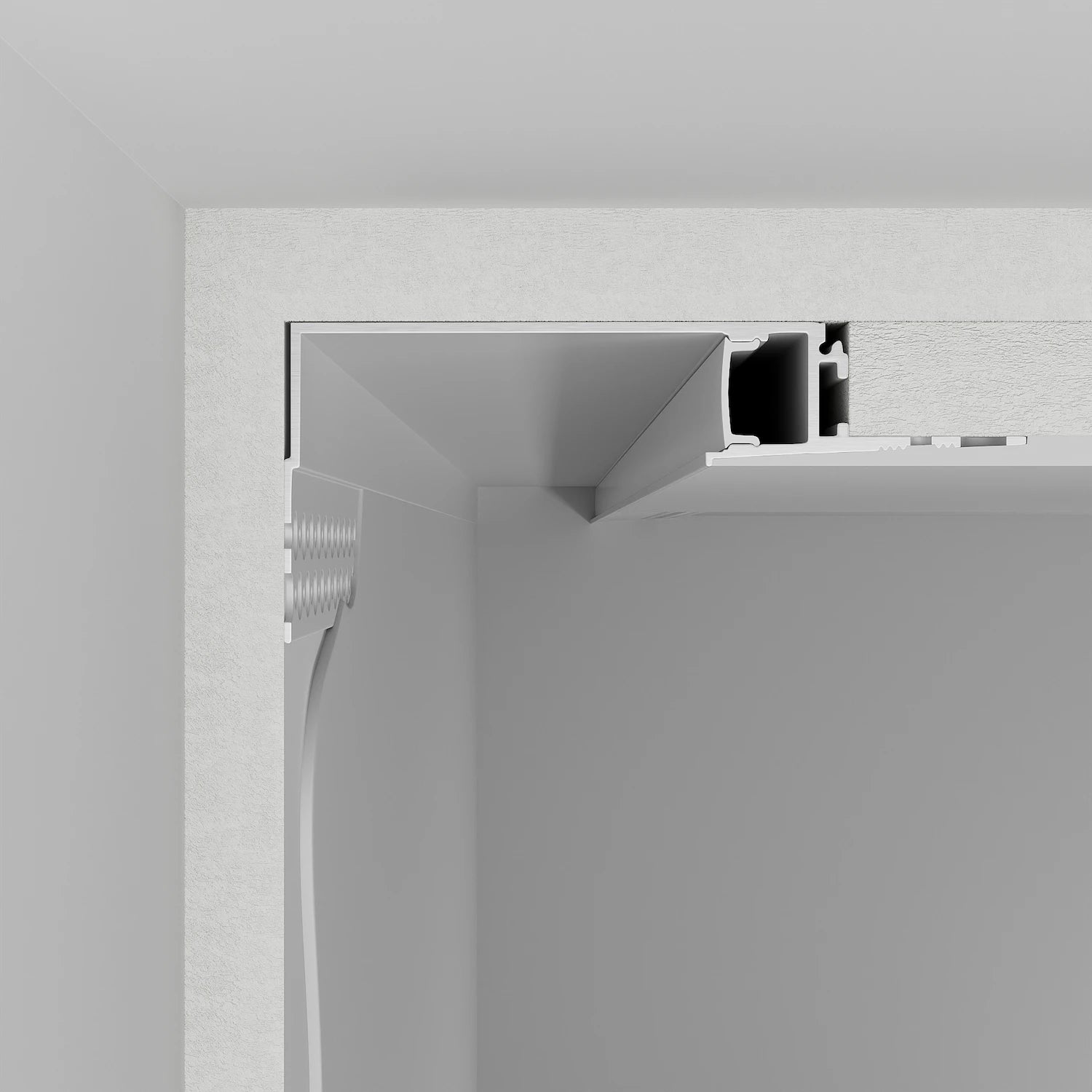Alçıpan (Trimless) Led Profilleri - Indirekt Cove (Korniş) Gizli Aydınlatma Profili – 670 ASL - LedProfil