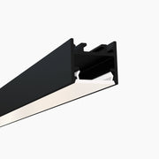 Sıva Üstü Led Profilleri - 17mm Siyah Zemine Montaj LED Kanalı – 915S ASL - LedProfil