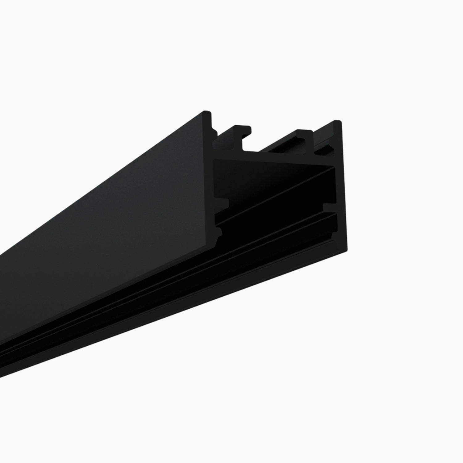 Sıva Üstü Led Profilleri - 17mm Siyah Zemine Montaj LED Kanalı – 915S ASL - LedProfil