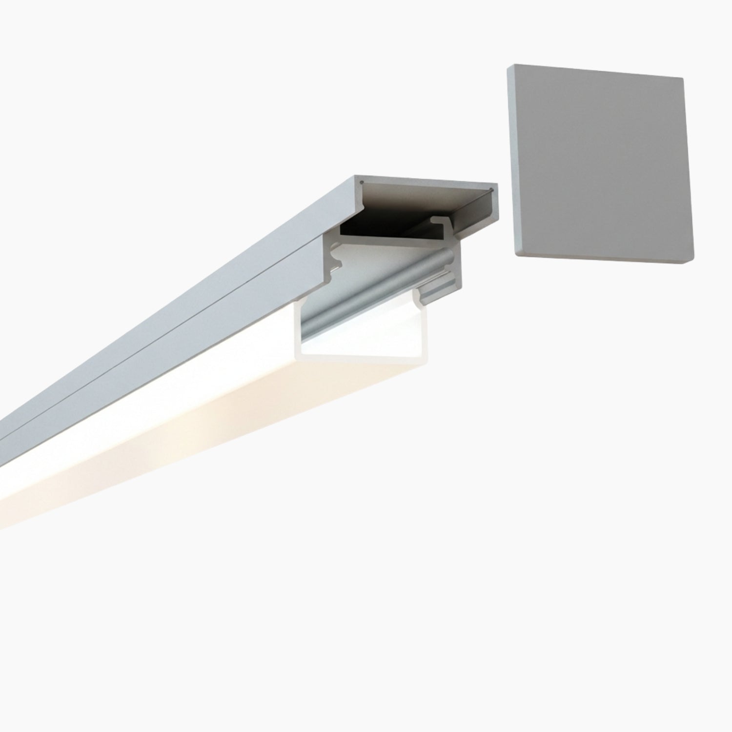 Özel Uygulama Led Profilleri - 20mm Mini Lineer LED Profil - 975 - 976 ASL - LedProfil