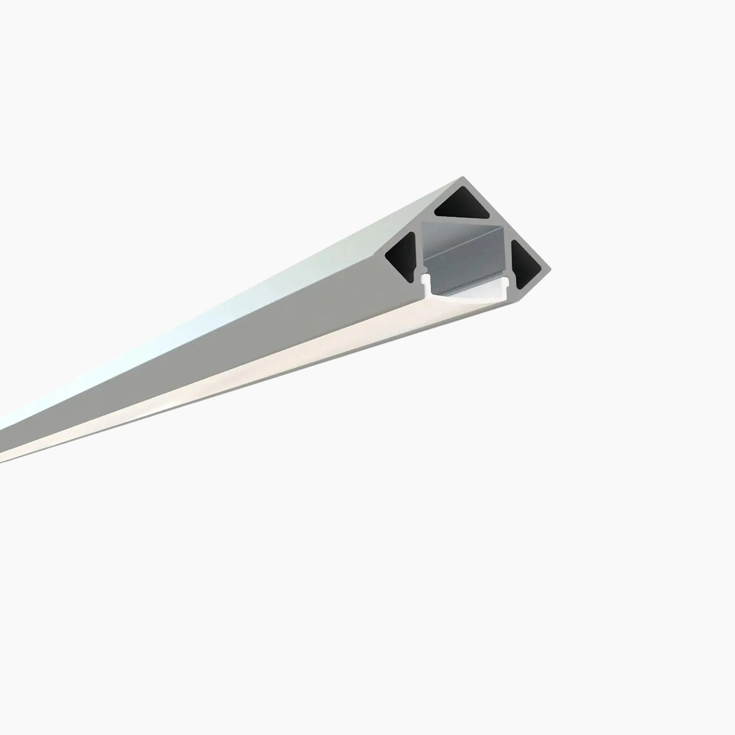 Köşe (Açılı) Led Profilleri - 18mm Raf Altı Köşe LED Profil – 965 ASL - LedProfil