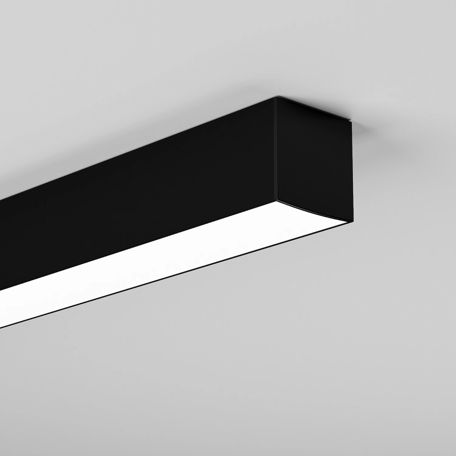 37mm Siyah Lineer Armatür LED Profil – 435S ASL