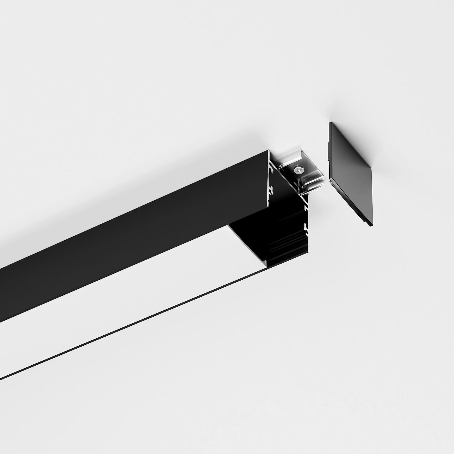 37mm Siyah Lineer Armatür LED Profil – 435S ASL
