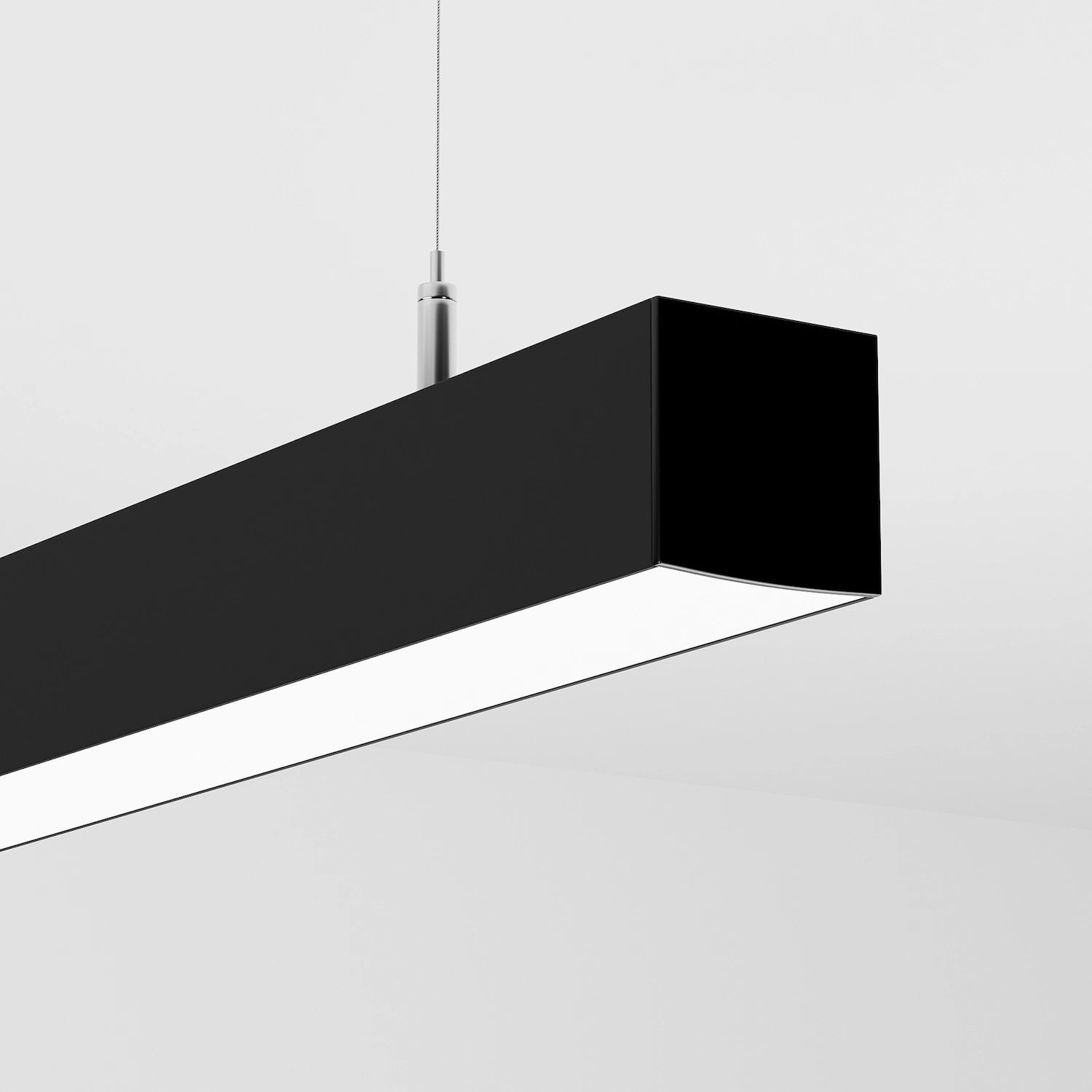 37mm Siyah Lineer Armatür LED Profil – 435S ASL