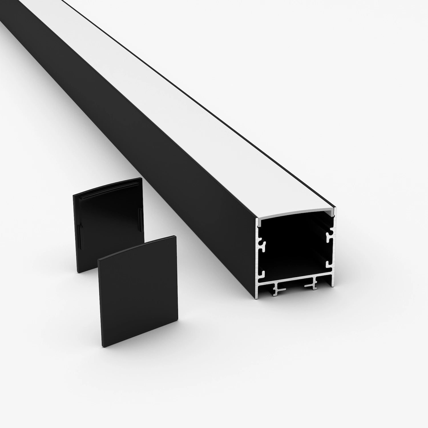 37mm Siyah Lineer Armatür LED Profil – 435S ASL