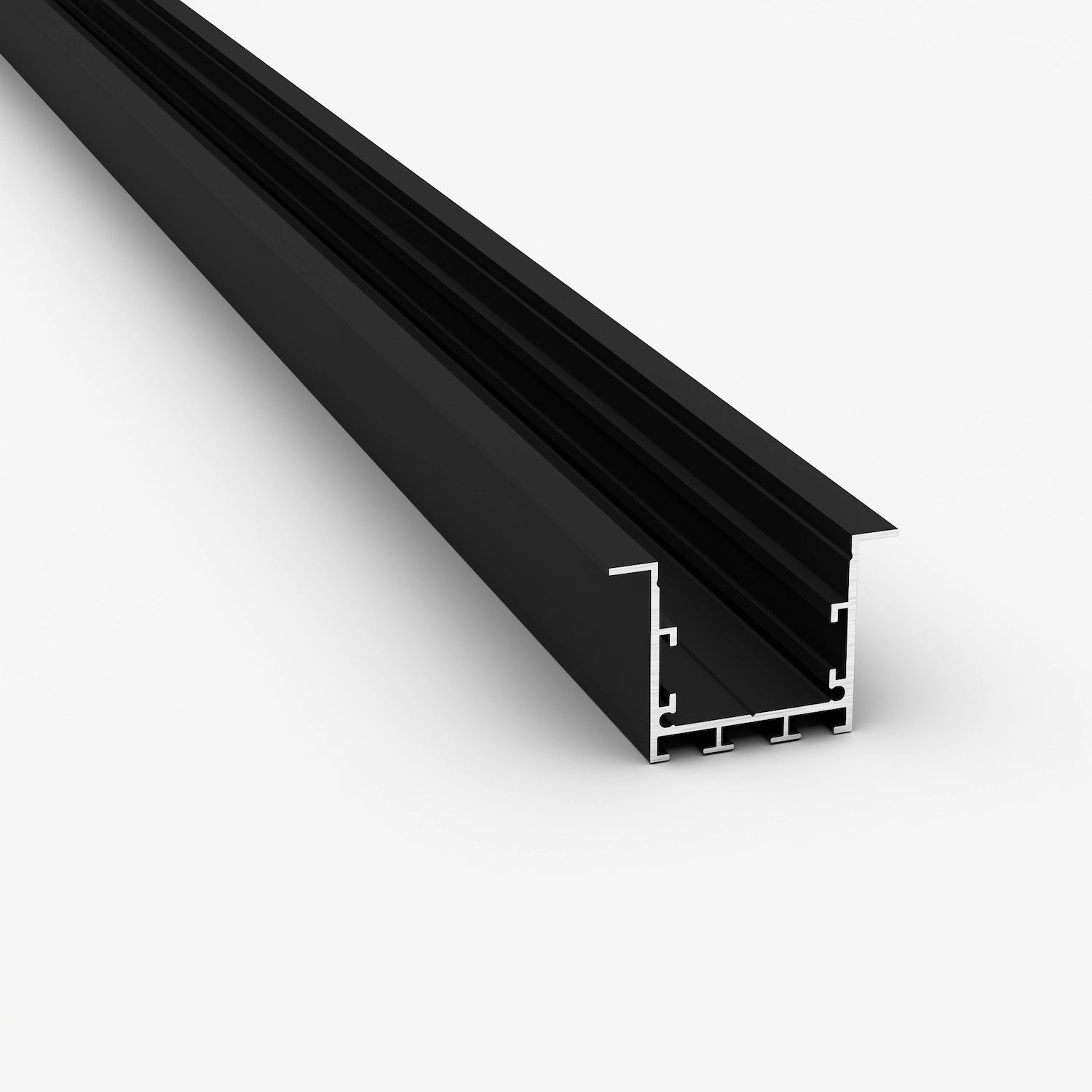 36mm Kare Kesit Lineer Siyah LED Profil - 440S ASL
